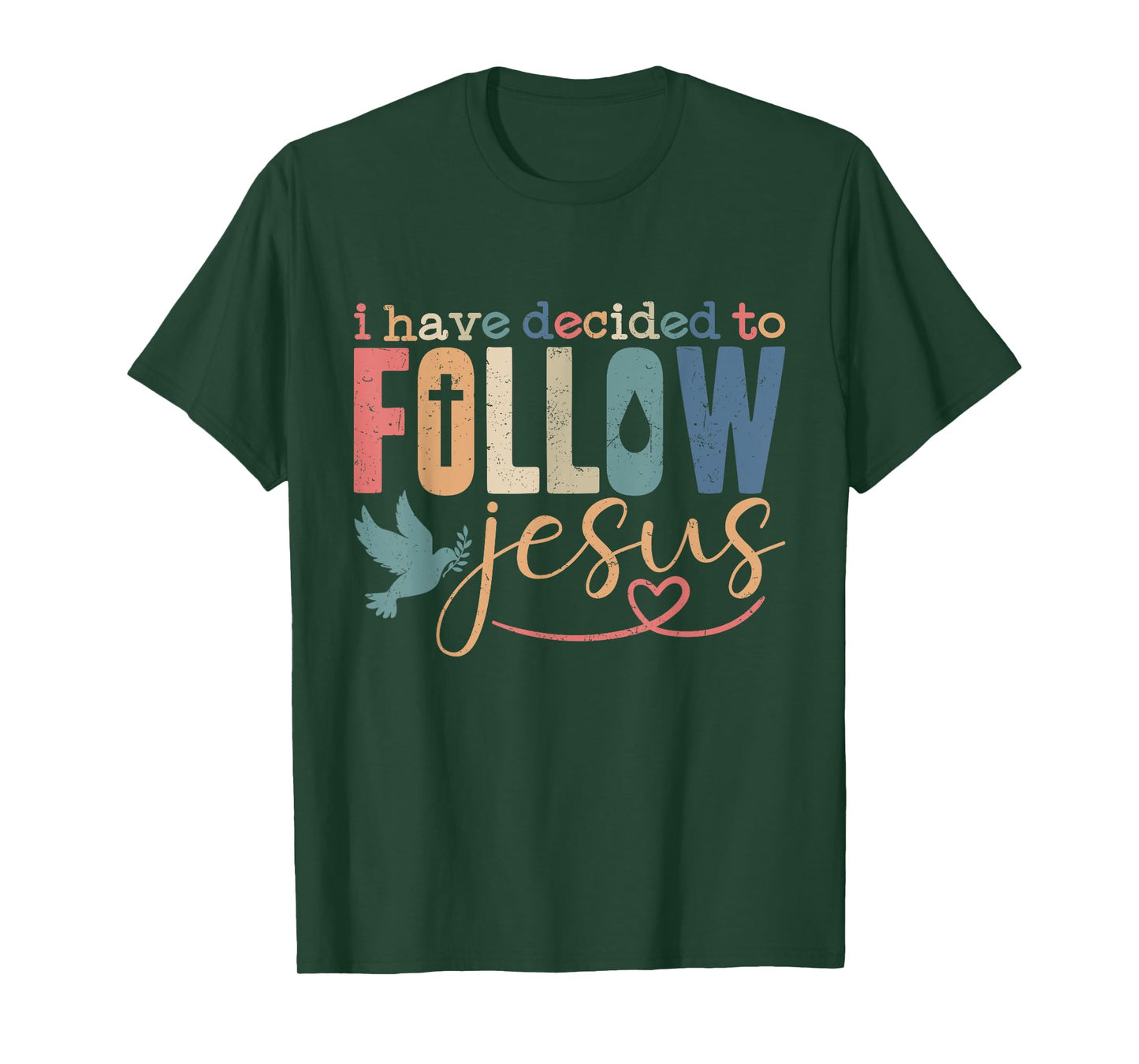 I Have Decided To Follow Jesus Christian Baptism Baptized T-Shirt
