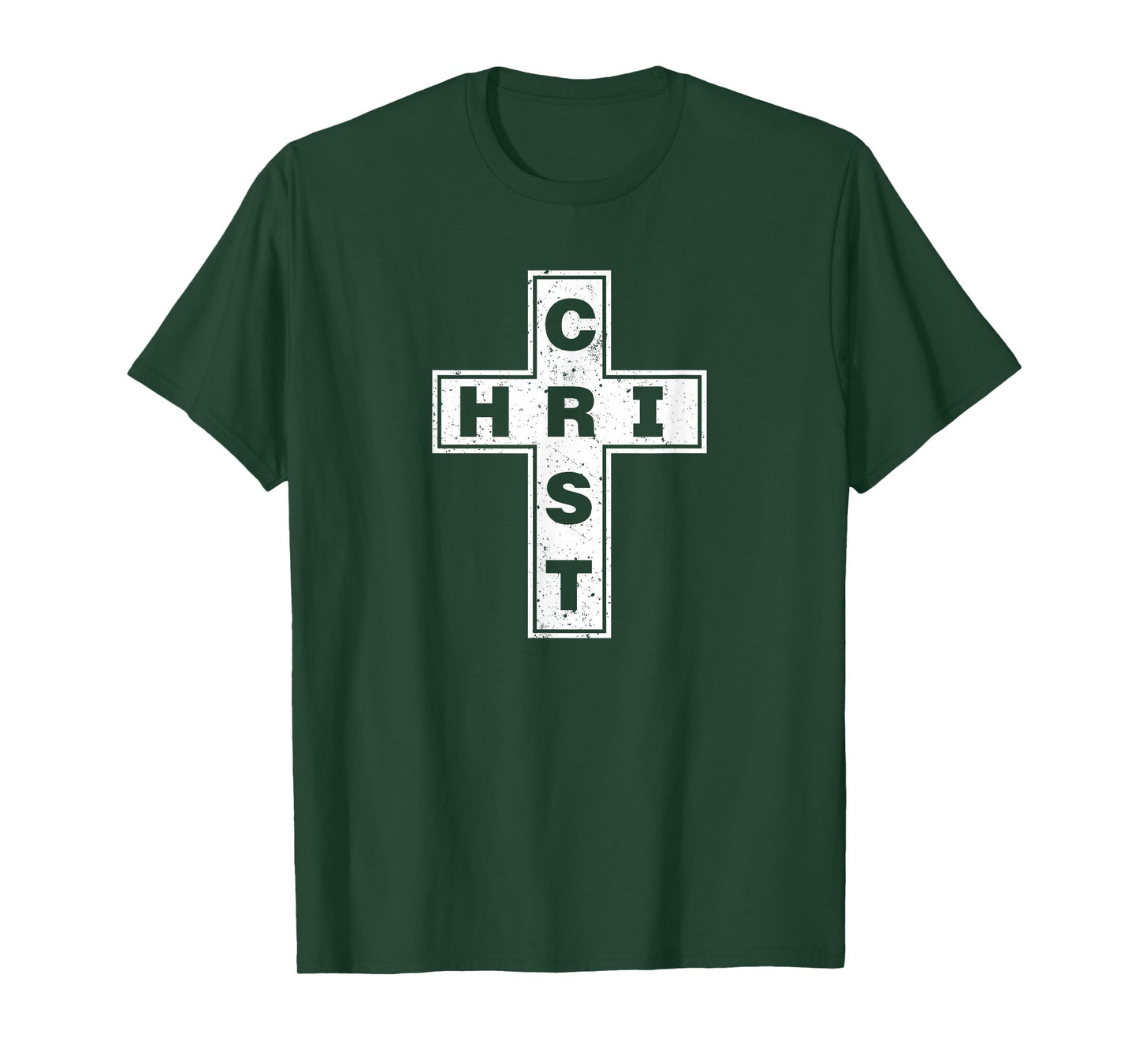 Jesus Christ Cross Subtle Christian Minimal Religious Faith T-Shirt
