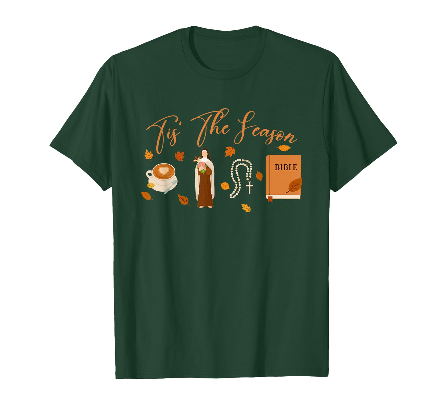 Catholic Jesus God Lover Bible Verse Church Tis The Season T-Shirt