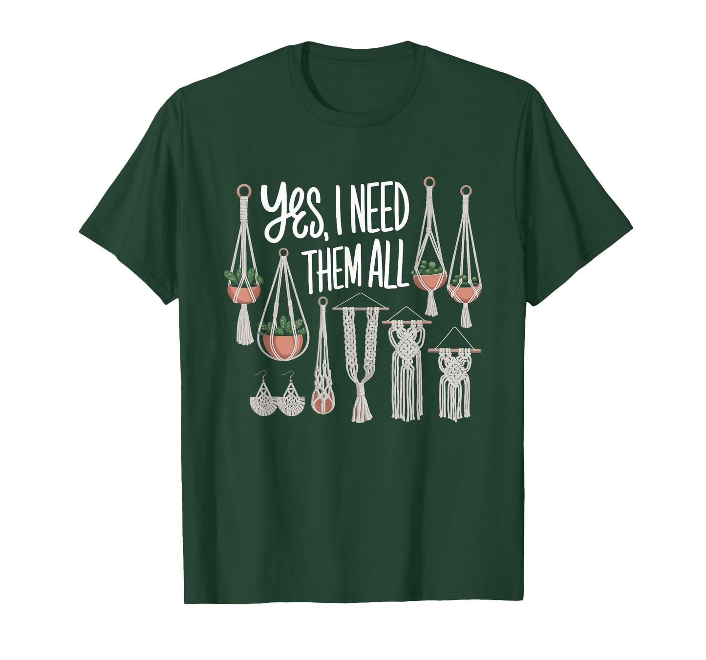 Funny Macrame Quote for Boho Macrame Lovers T-Shirt
