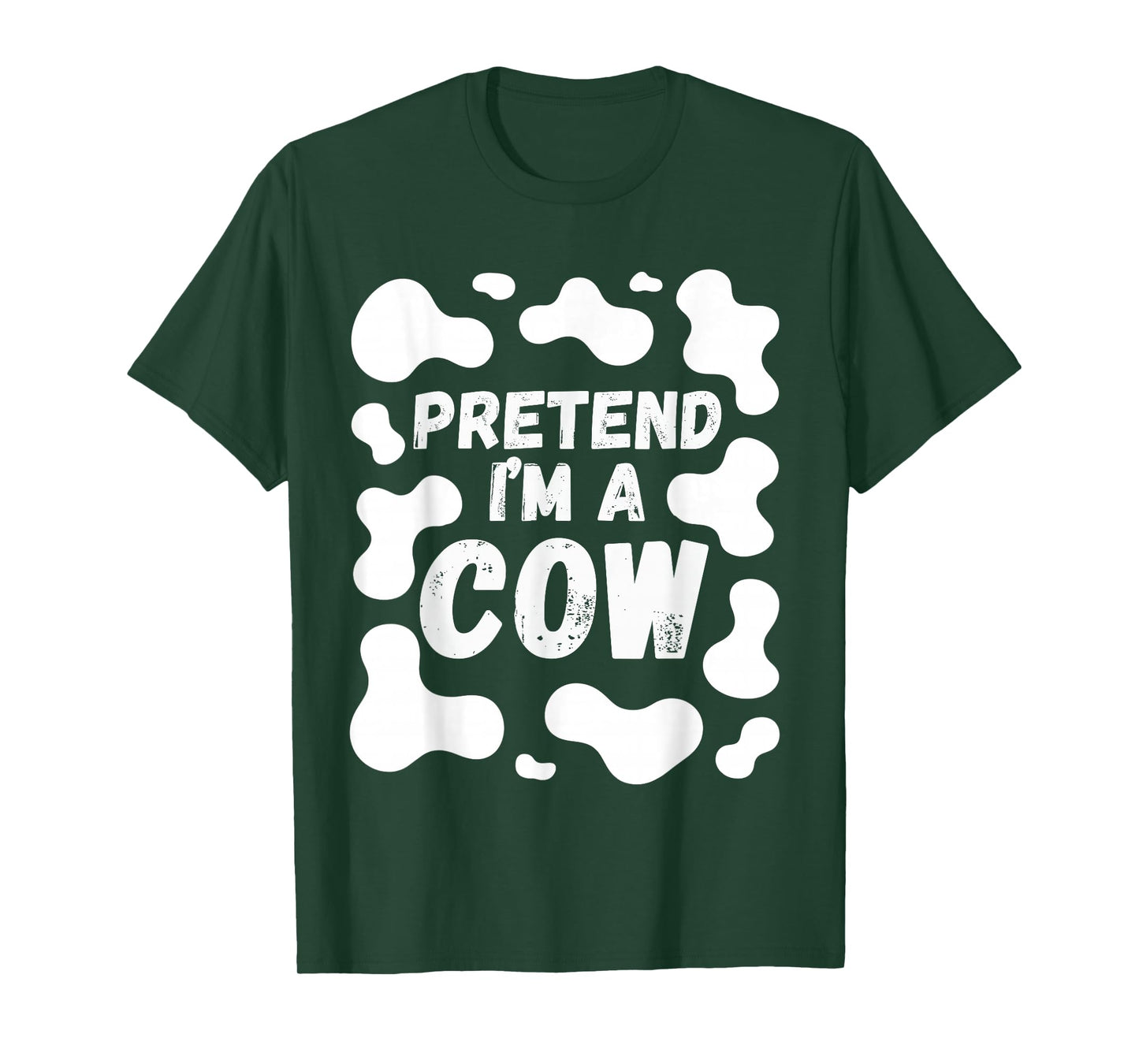 Pretend I'm a Cow Funny Halloween T-Shirt