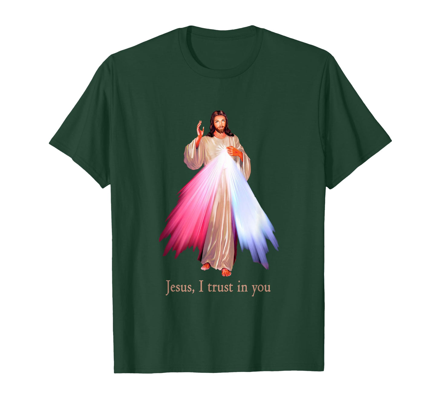 Divine Mercy Jesus I trust in You FRONT AND BACK T-Shirt