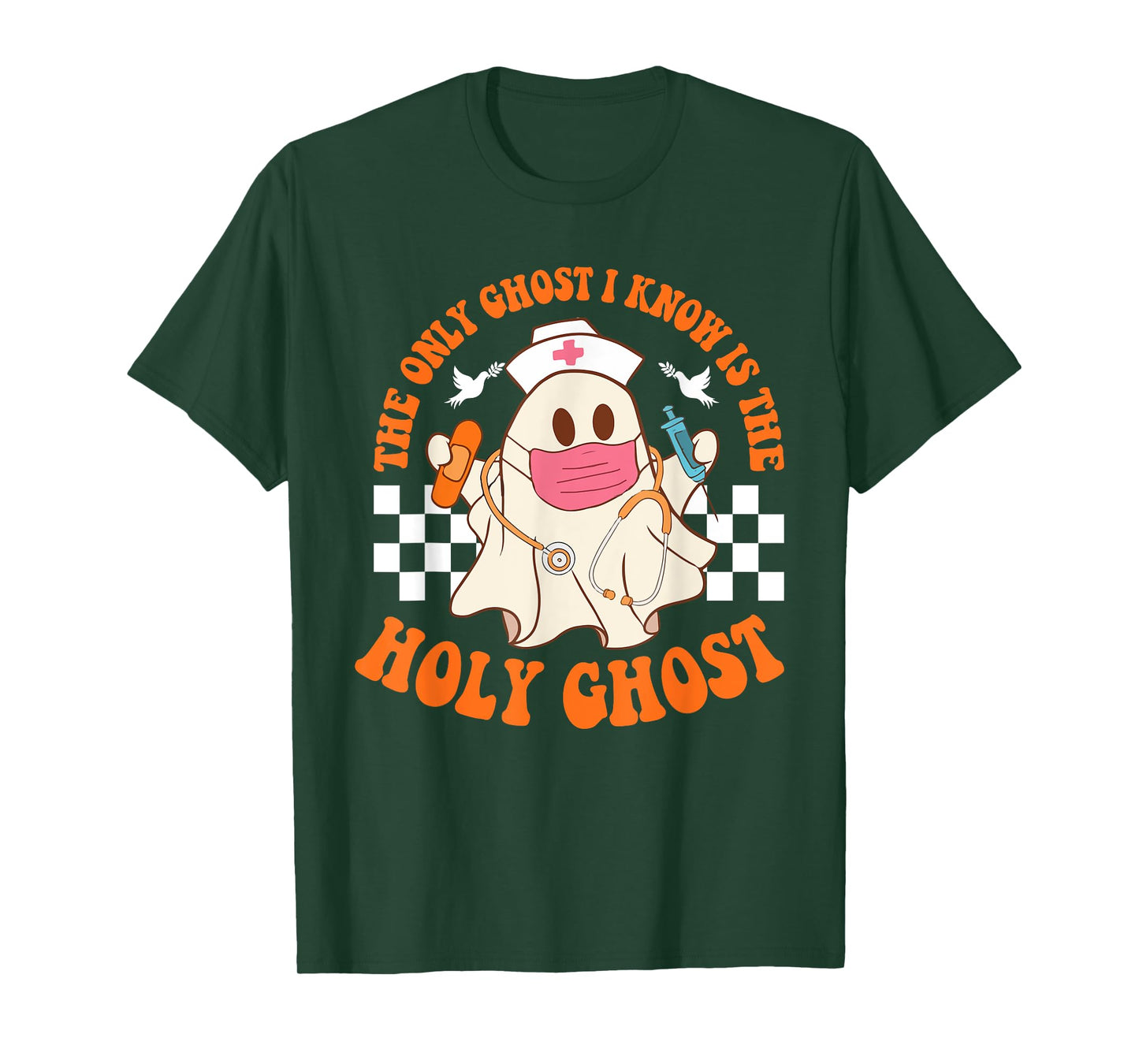 Ain't No Ghost Like The Holy Ghost Jesus Christian Halloween T-Shirt