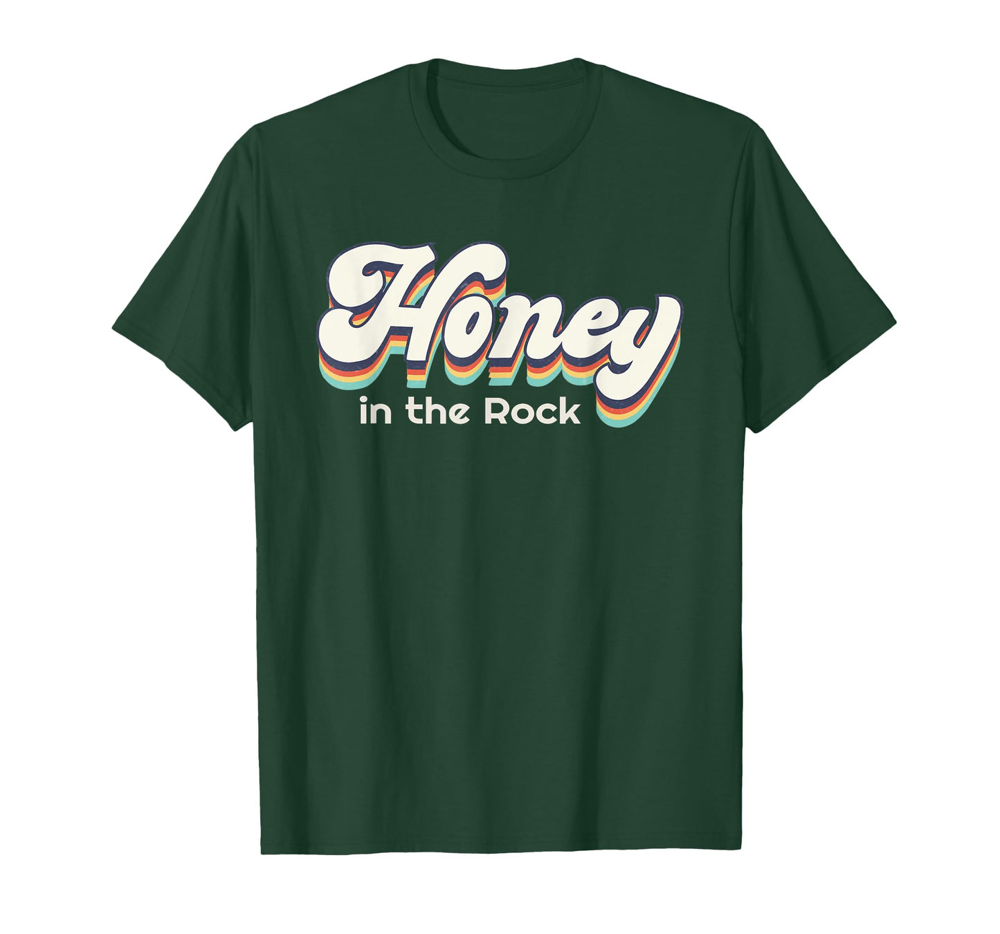 Honey In The Rock Christian Faith Vintage Funny Jesus T-Shirt