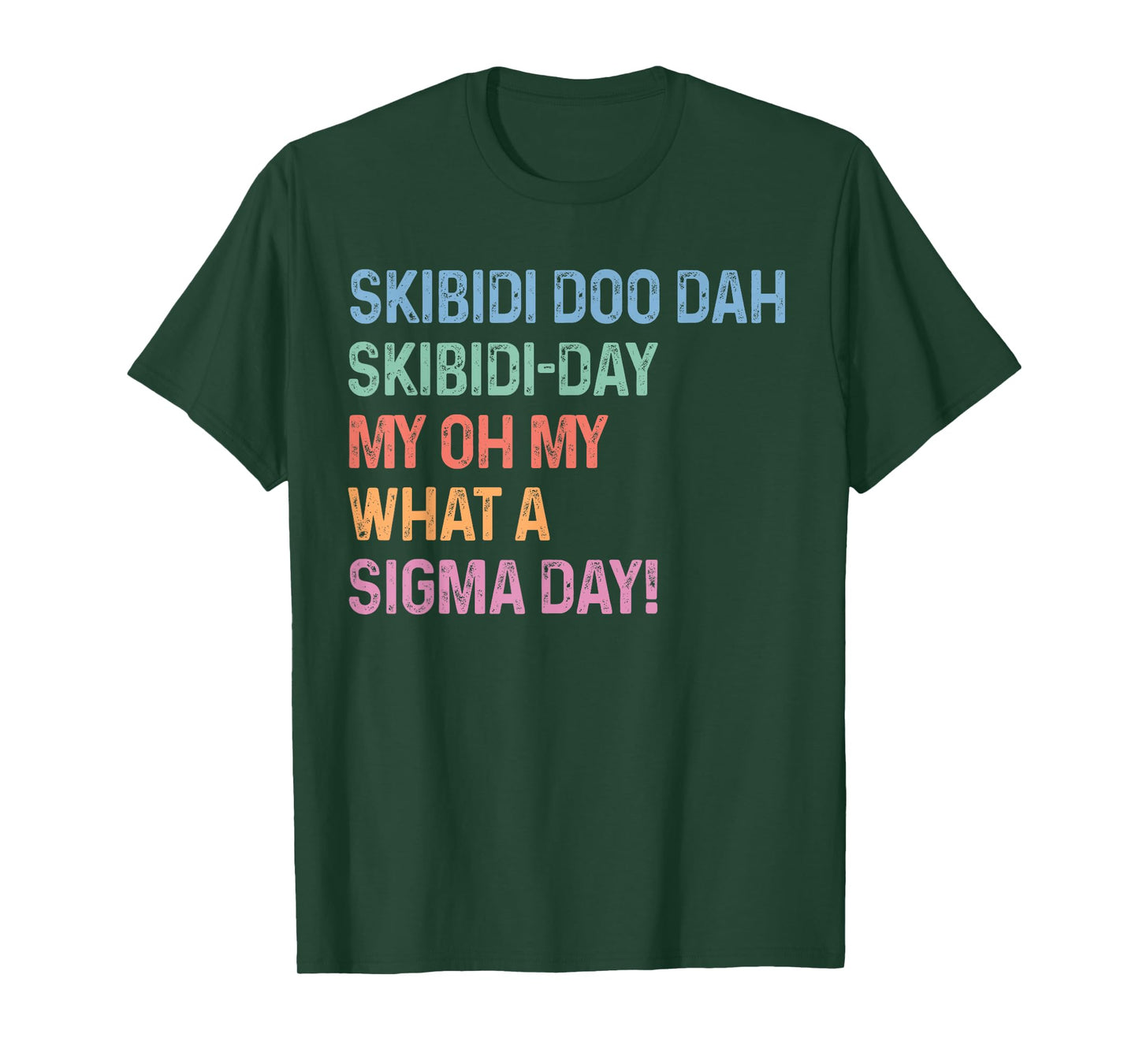 Skibidi Sigma Day Meme Funny Back To School Gen Z Alpha T-Shirt