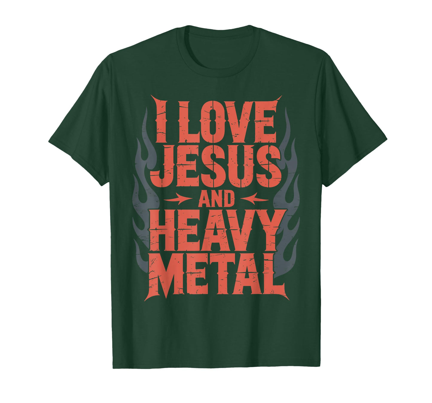 I Love Jesus And Heavy Metal T-Shirt