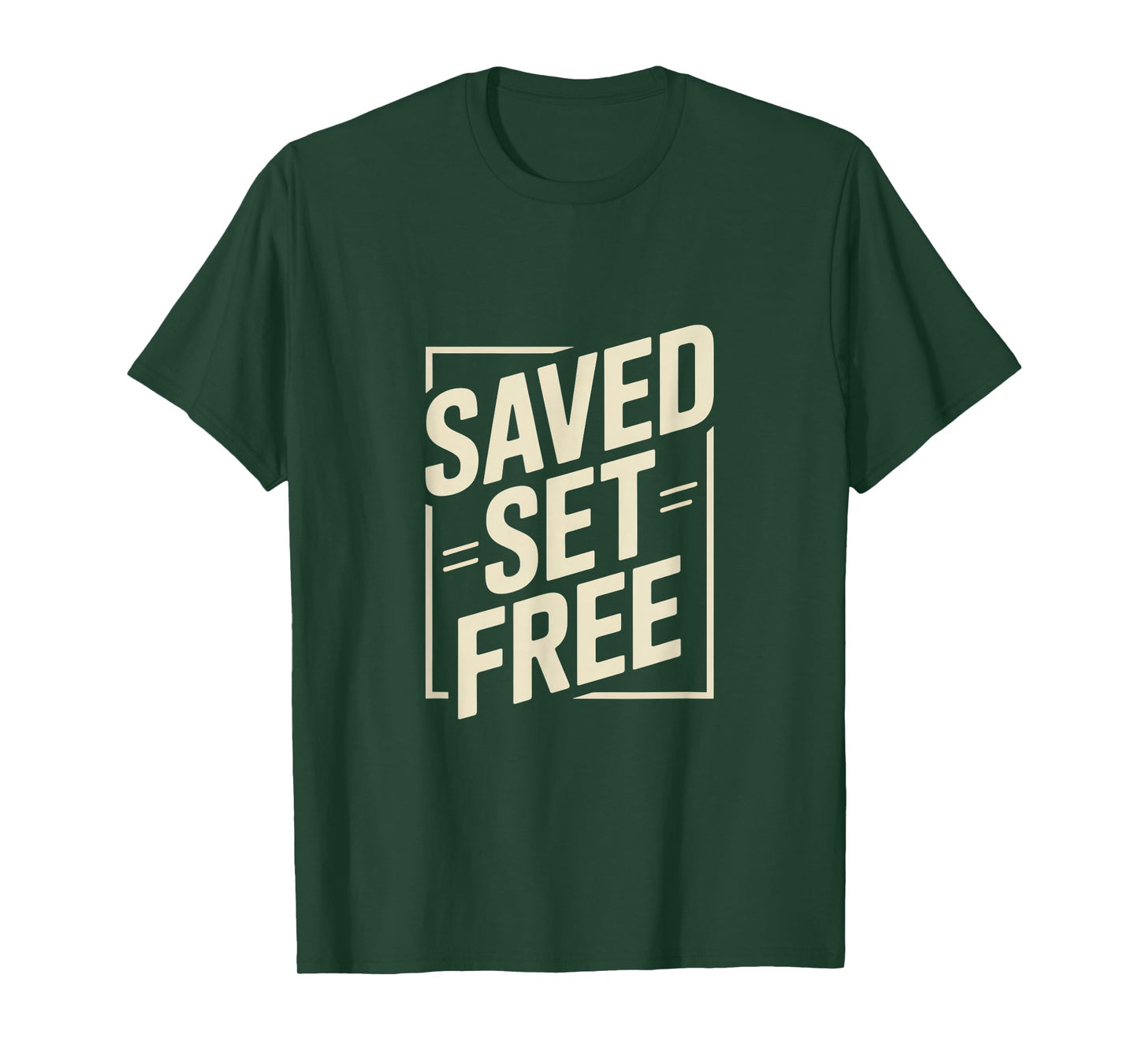 Christian Saved Set Free Faith Redemption Freedom T-Shirt
