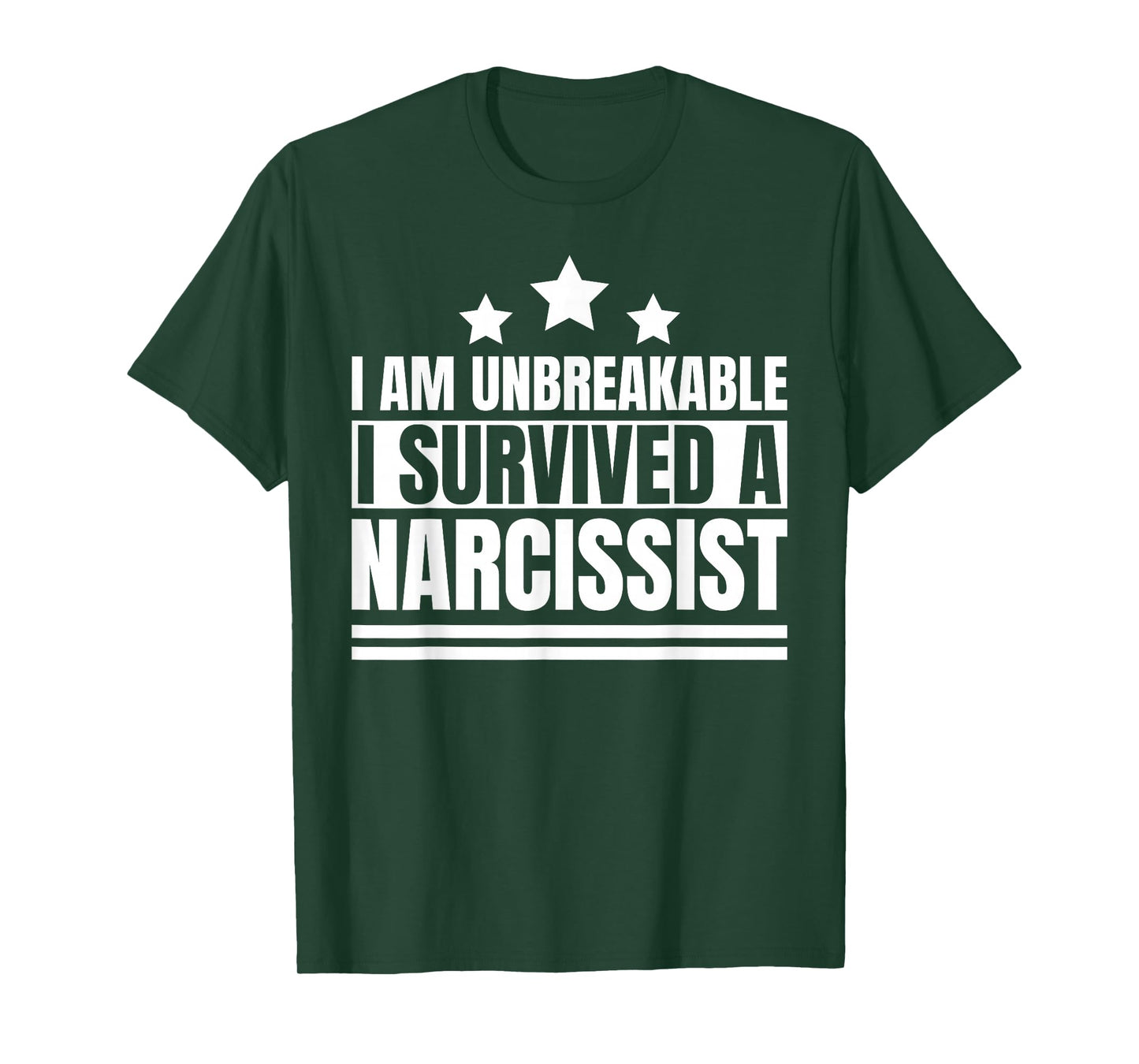 Divorced Domestic Violence Abuse Awareness Funny T I am Unbreakable I survived a Narcissist Divorce Survivor T-Shirt, Small, Black
