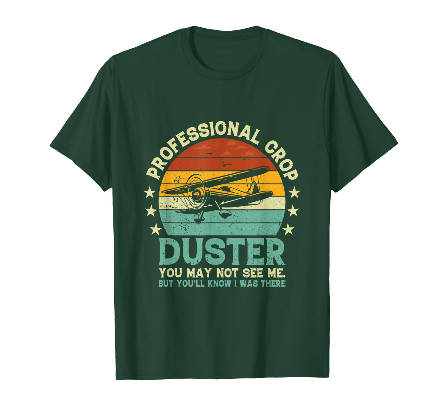 Sarcastic Professional Crop Duster Funny Adult T-Shirt