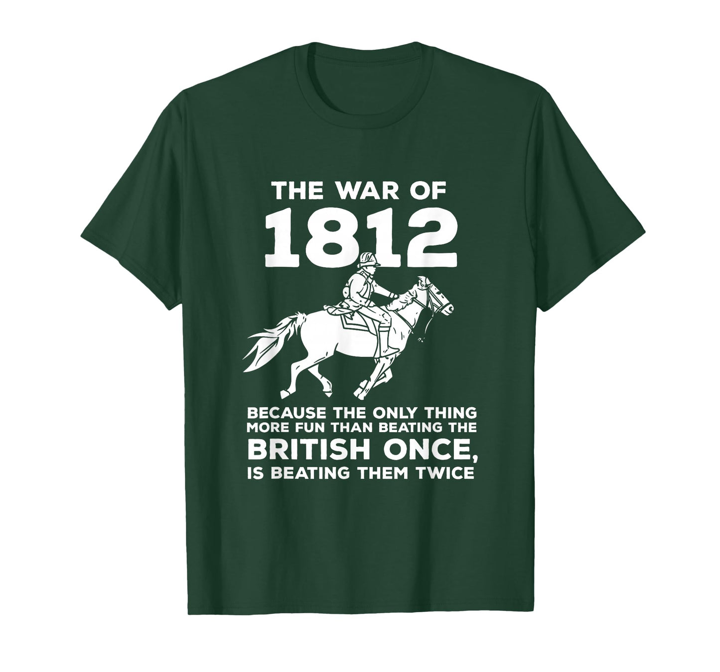 Retro War 1812 History Battle Funny Patriotic American Pride T-Shirt