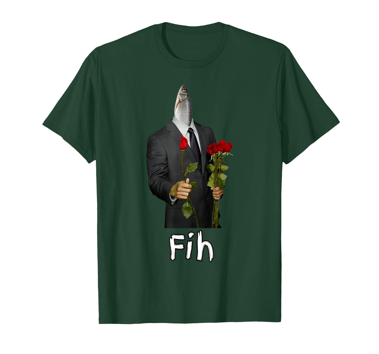 Fih gentleman Funny Misspelled Fish Meme Fih Calling Humor T-Shirt