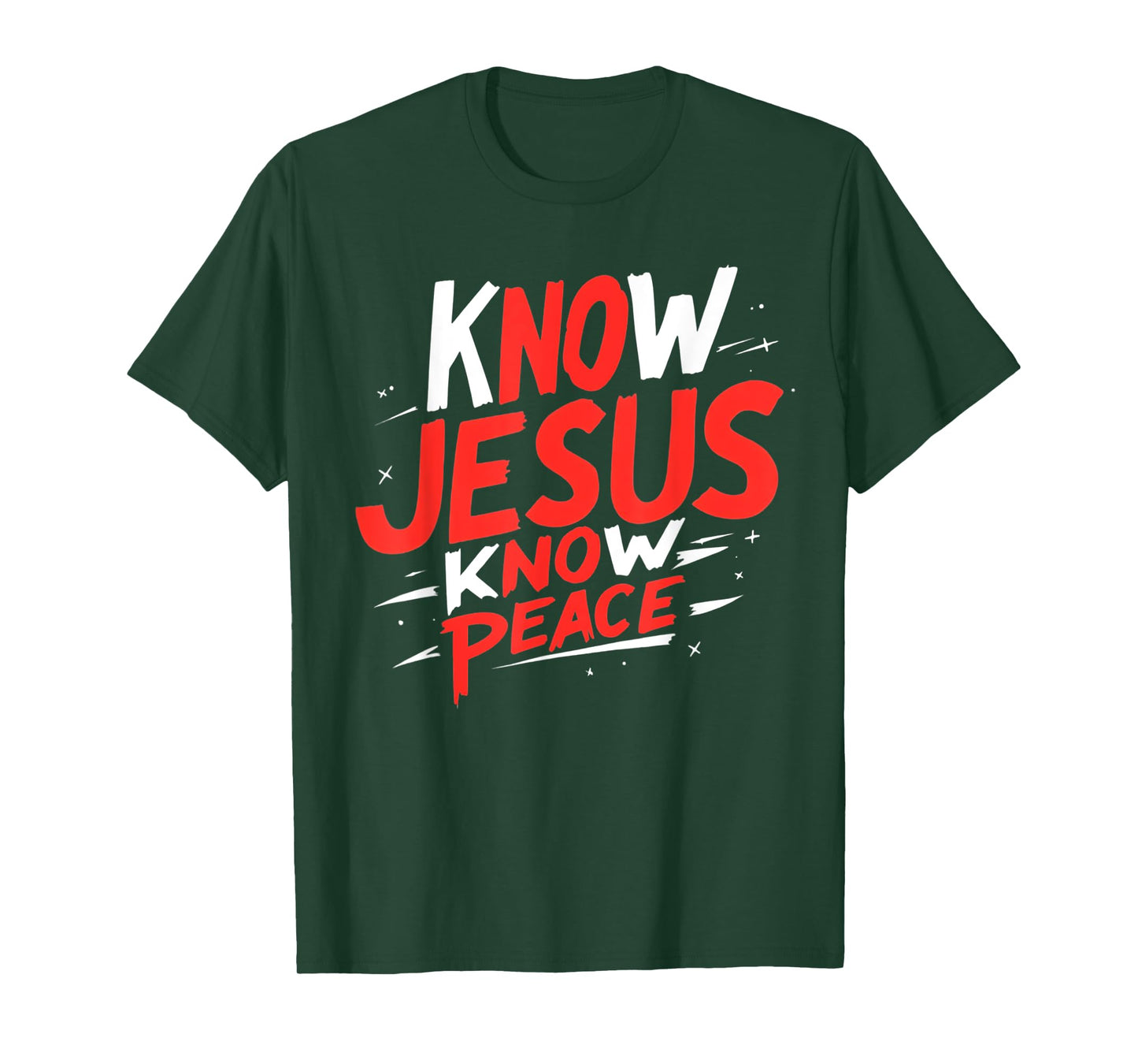 Know Jesus Know Peace Religion God Church Christians T-Shirt