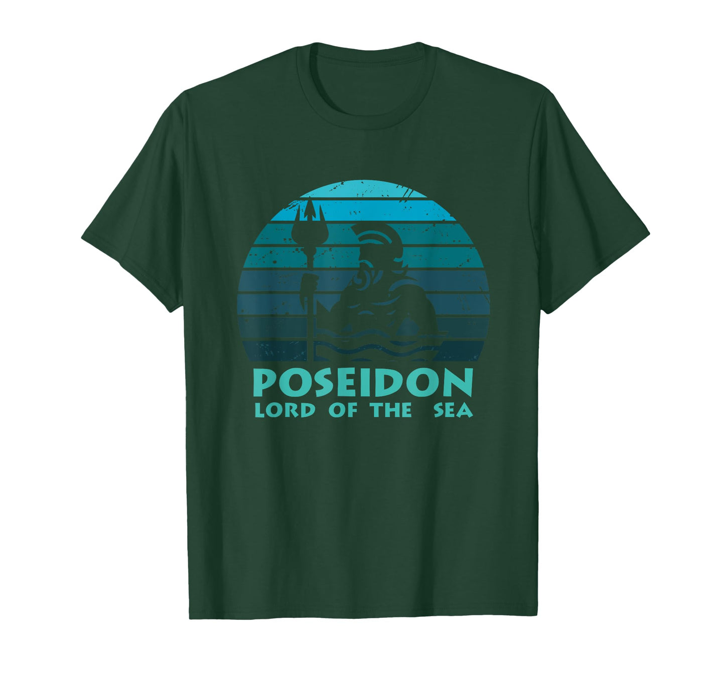 Poseidon Trident Greek Gods Lord Of The Sea T-Shirt
