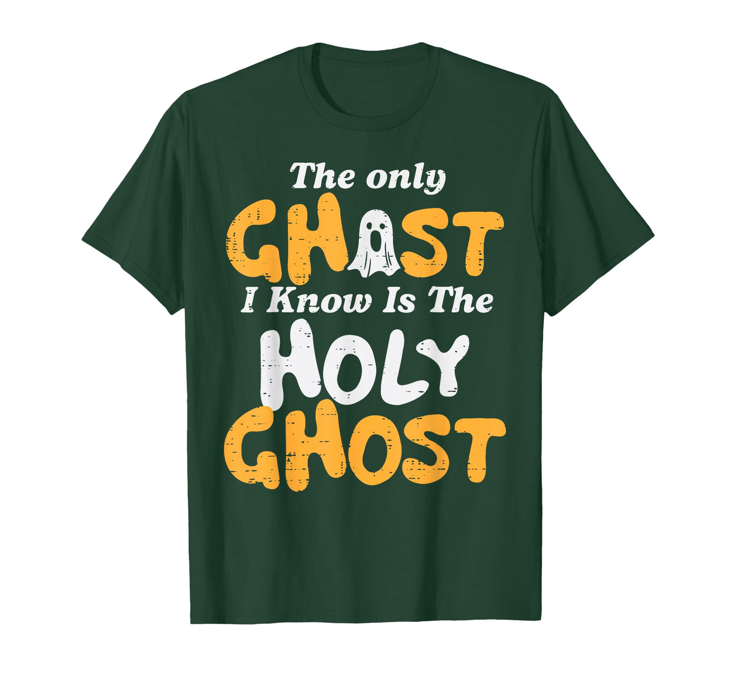 Halloween Ghost I Know Holy Christian Costume Men Women Kids T-Shirt