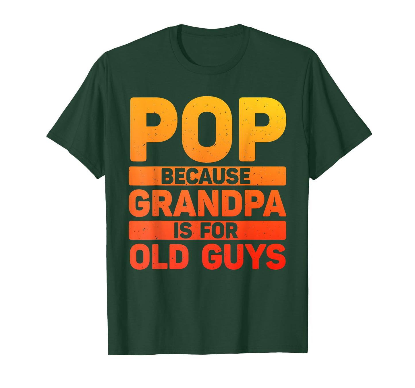 Best Pop Design For Grandpa From Grandkids Father's Day Pop T-Shirt