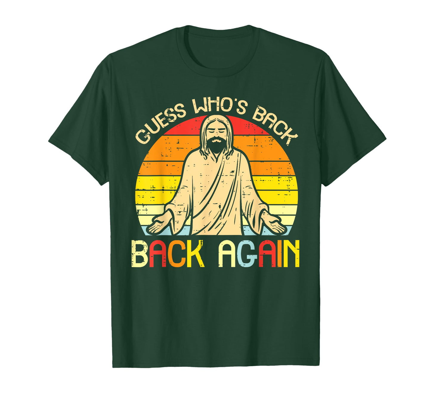 Easter Jesus Guess Whos Back Religious Christian Women Men T-Shirt