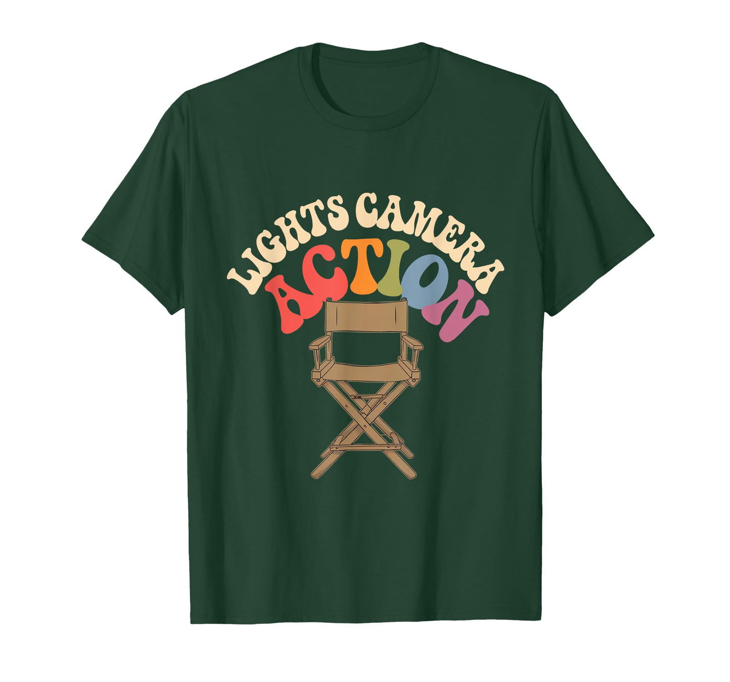 Director Film Crew Lights Camera Action Video Producer Quote T-Shirt