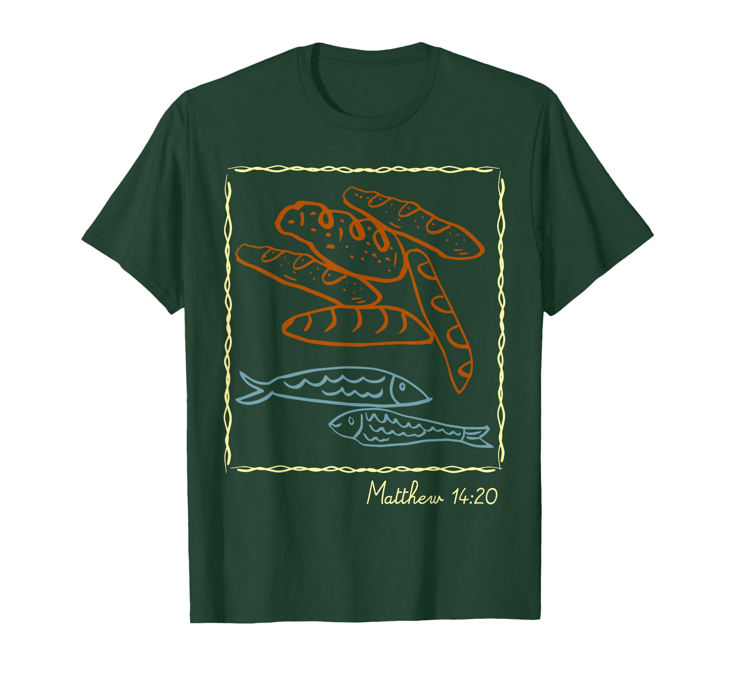 Five Loaves of Bread, Two Fish and 5000 Believers T-Shirt