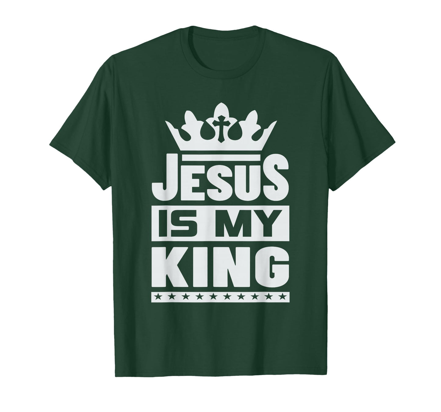 Jesus is My King – Bold Faith and Strength Design T-Shirt