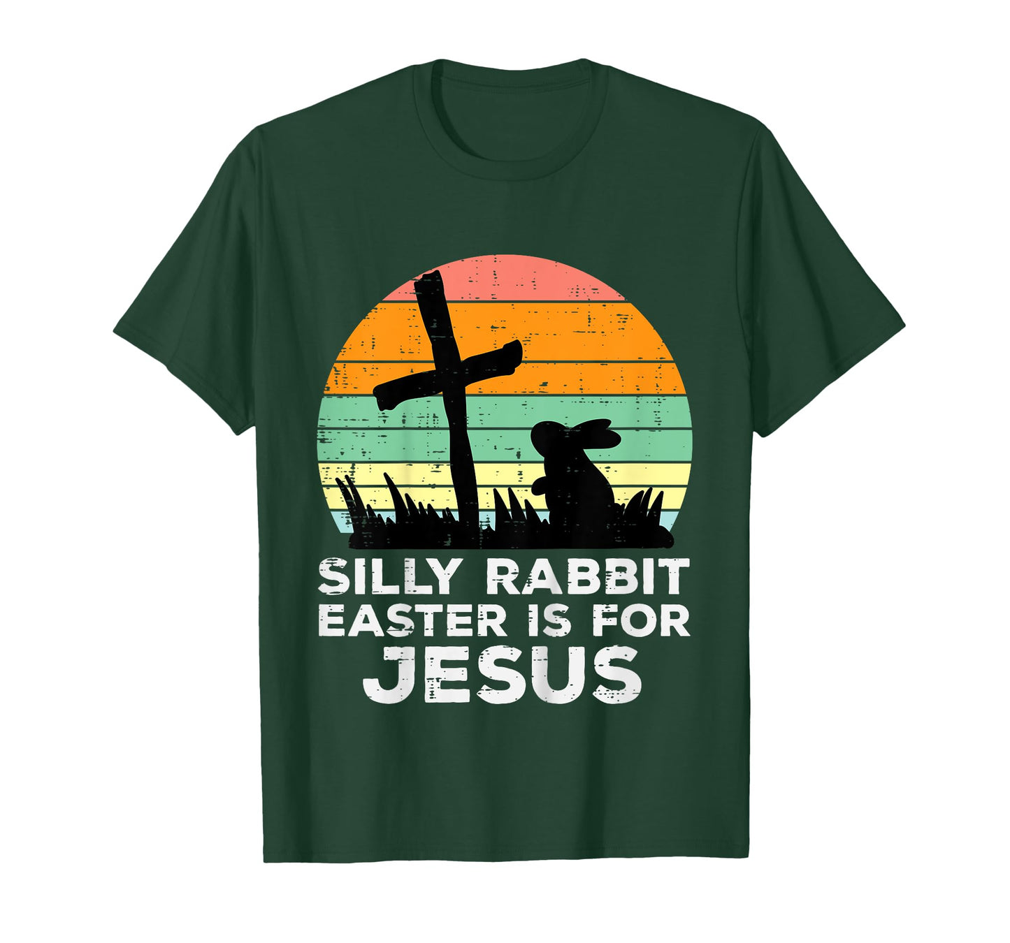 Kids Silly Rabbit Easter Is For Jesus Christians Toddler Kids T-Shirt