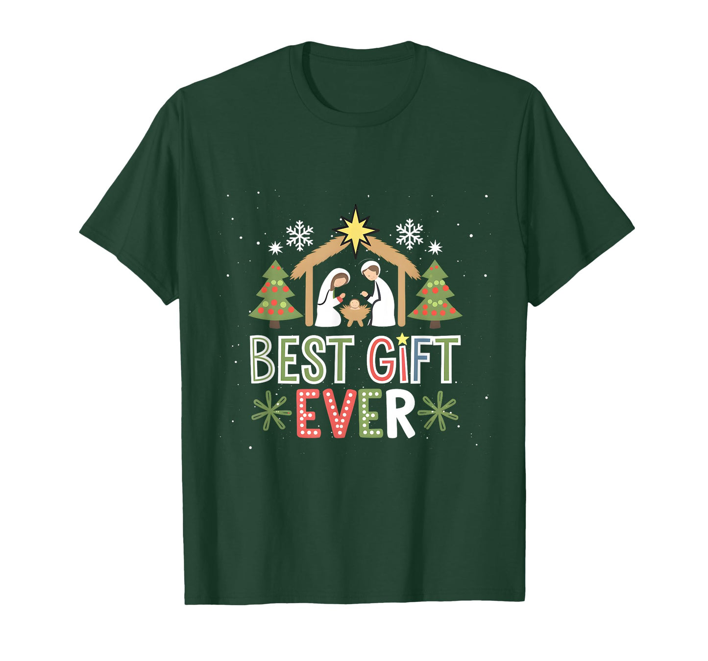 Nativity Christmas Jesus Christian Gifts T-Shirt