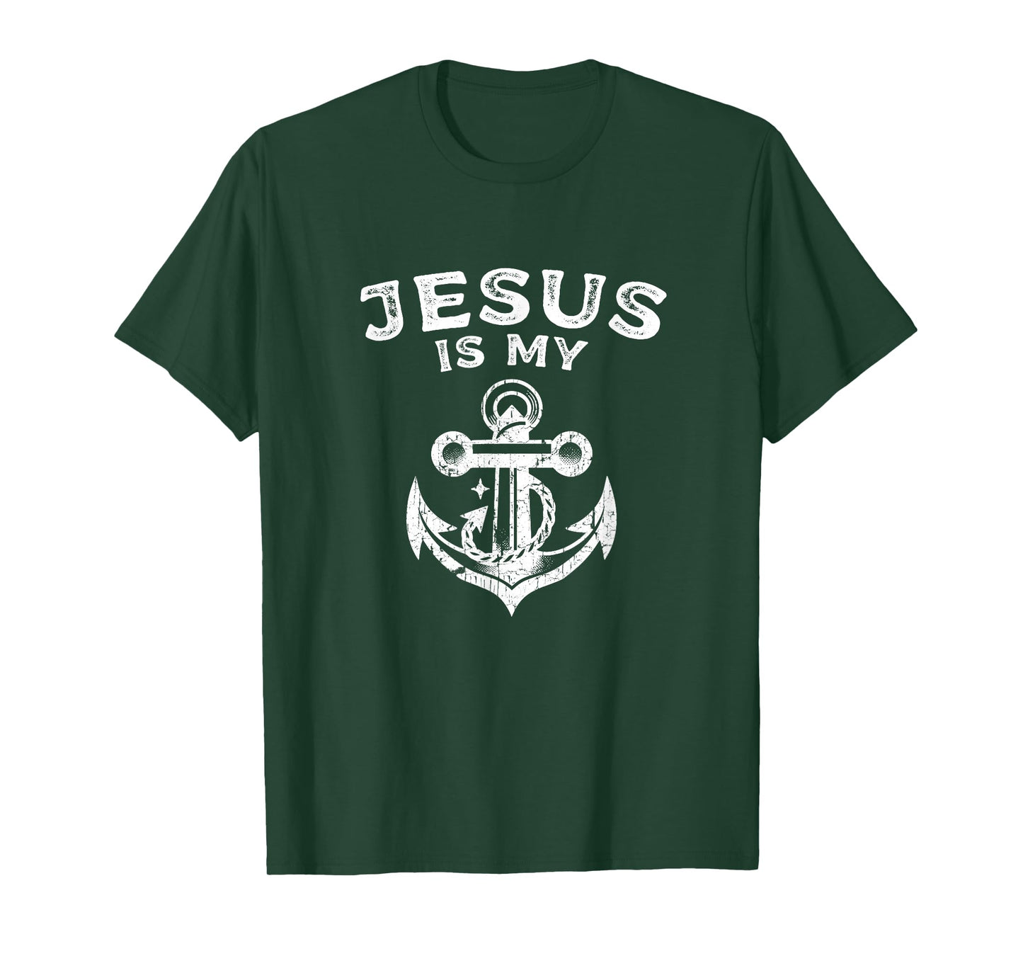 Jesus is My Anchor, Christian Faith-Inspired T-Shirt
