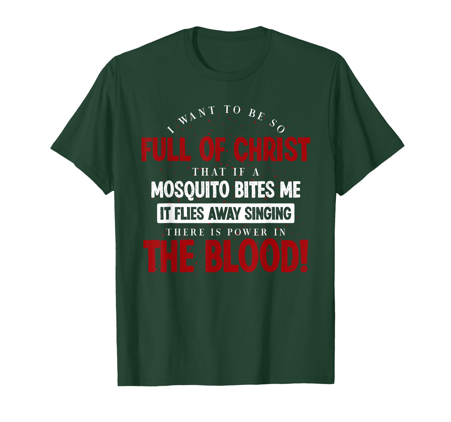 Holy Bible There Is Power In The Blood Prayer T-Shirt