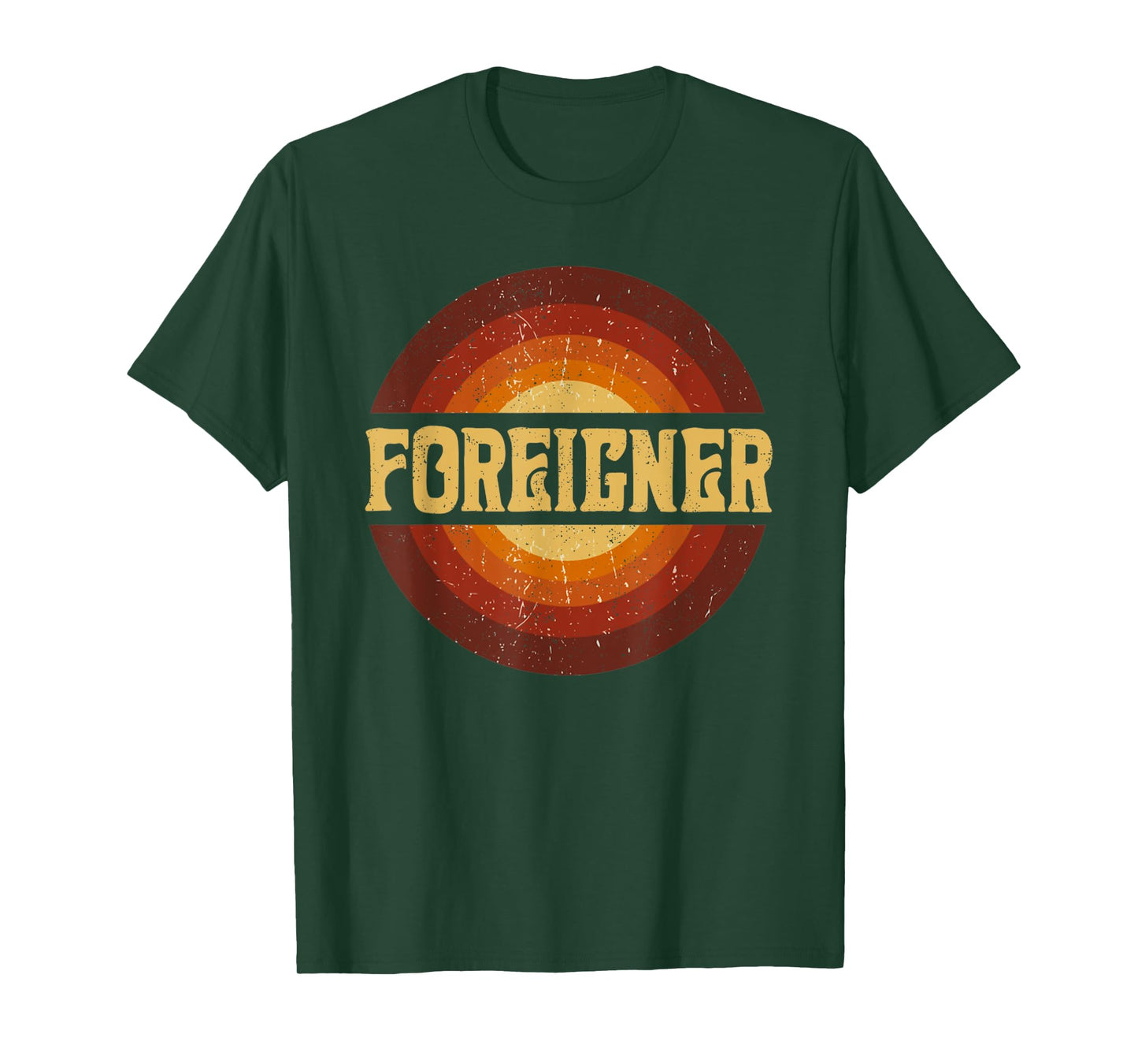 Proud To Foreigner Be Personalized Name Styles 80s Vintage T-Shirt