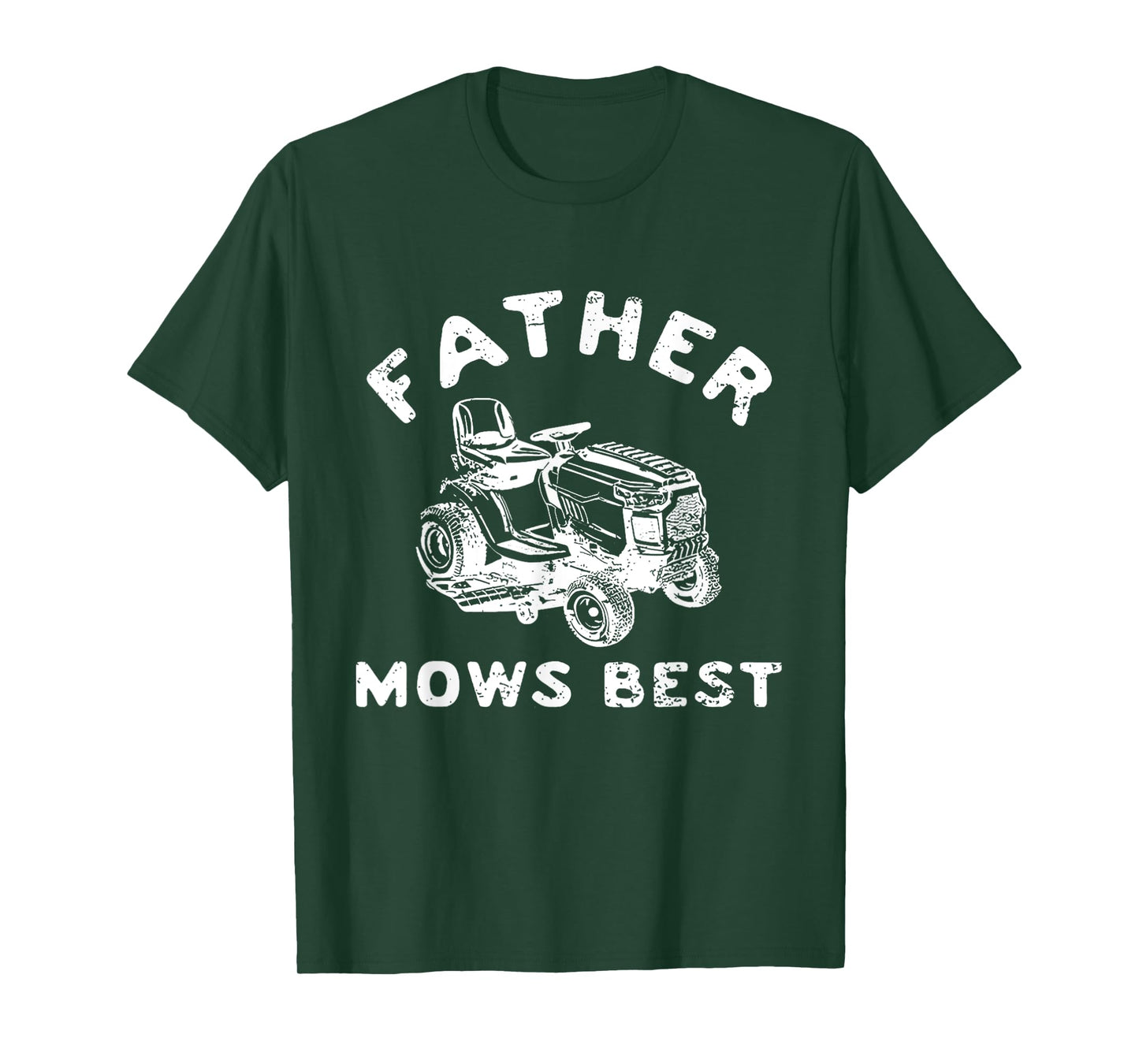 Father Mows Best Funny Father's Day Dad Jokes T-Shirt