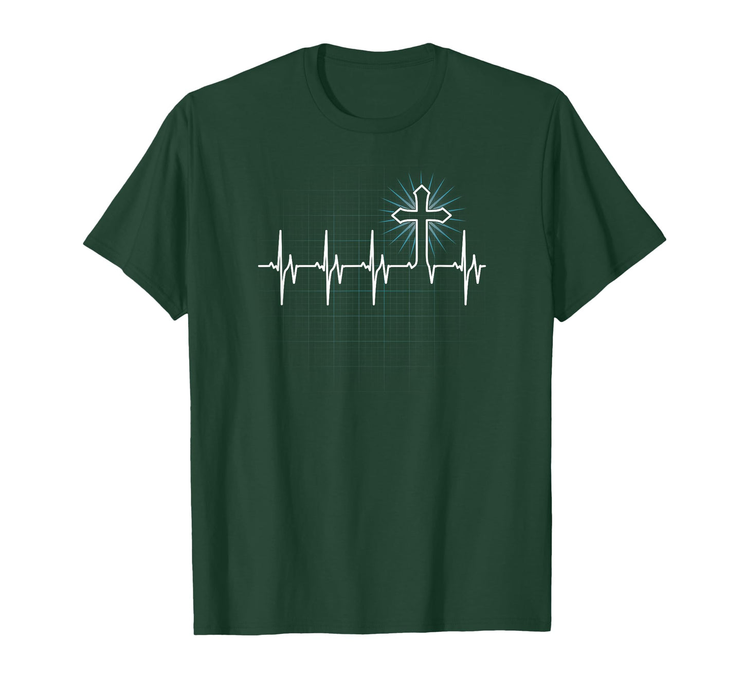 Hallelujah Christian Heartbeat T-Shirt for Men Women & Kids T-Shirt