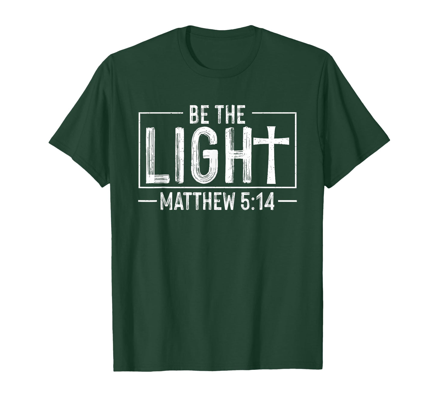 Christian Faith - Be The Light Matthew Scripture Religious T-Shirt