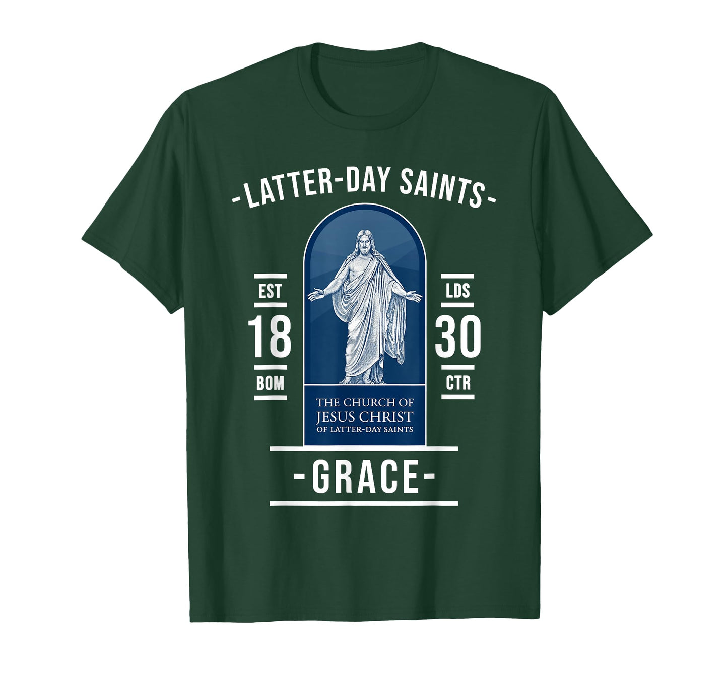 Latter-Day Saints Grace – Through Jesus and Scripture T-Shirt