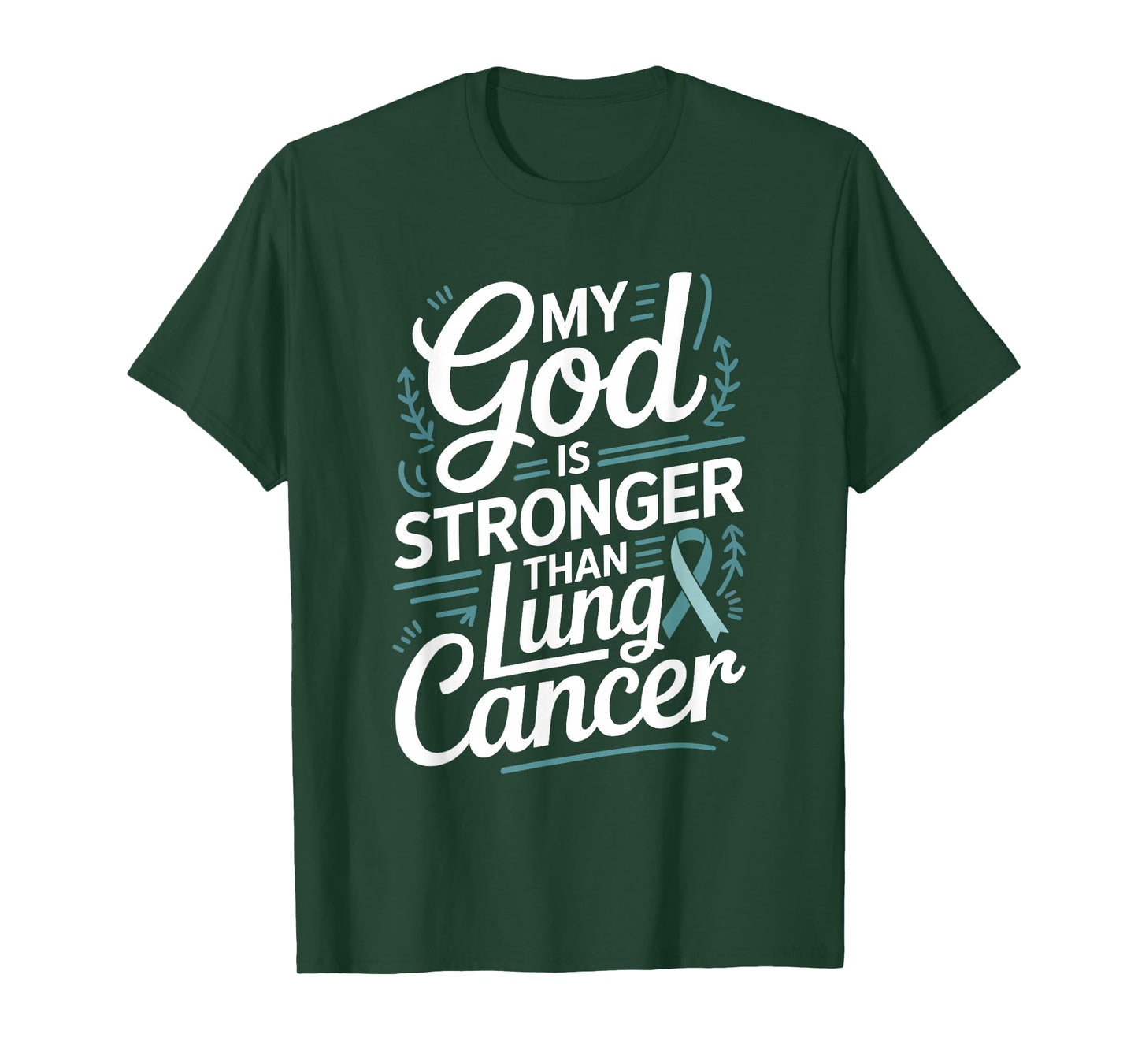 Faith My God is Stronger Than Prostate Cancer Awareness T-Shirt