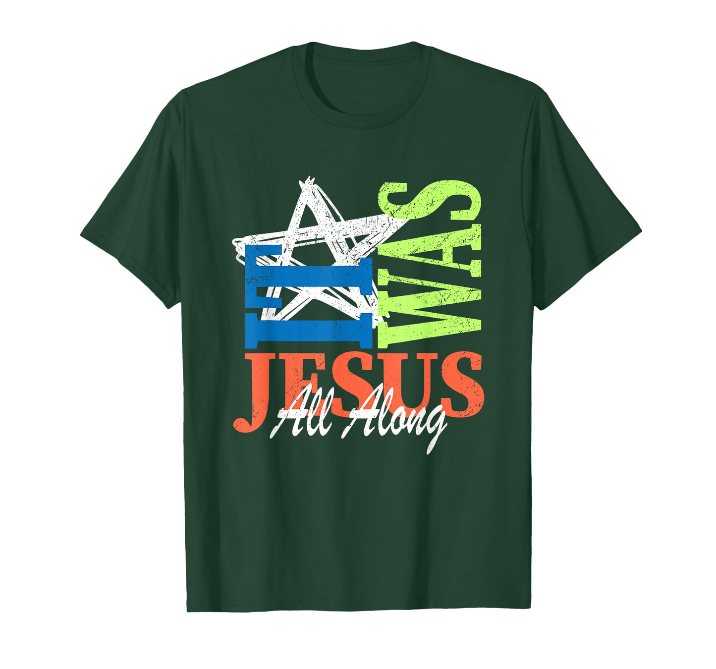 It was Jesus All Along Bible Verse God Faith Christian T-Shirt