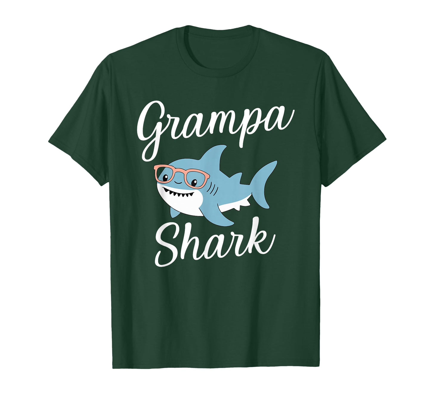 Grampa Shark Funny Matching Family Grandpa T-Shirt