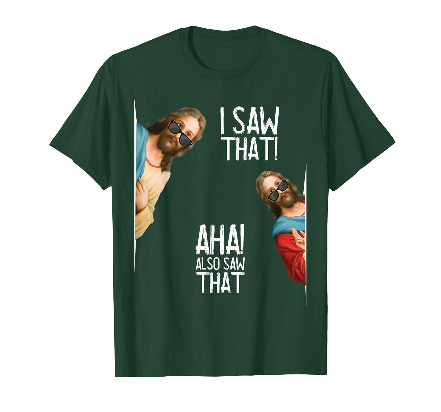 Christian Jesus Christ, I Saw That Glasses - Funny Meme T-Shirt