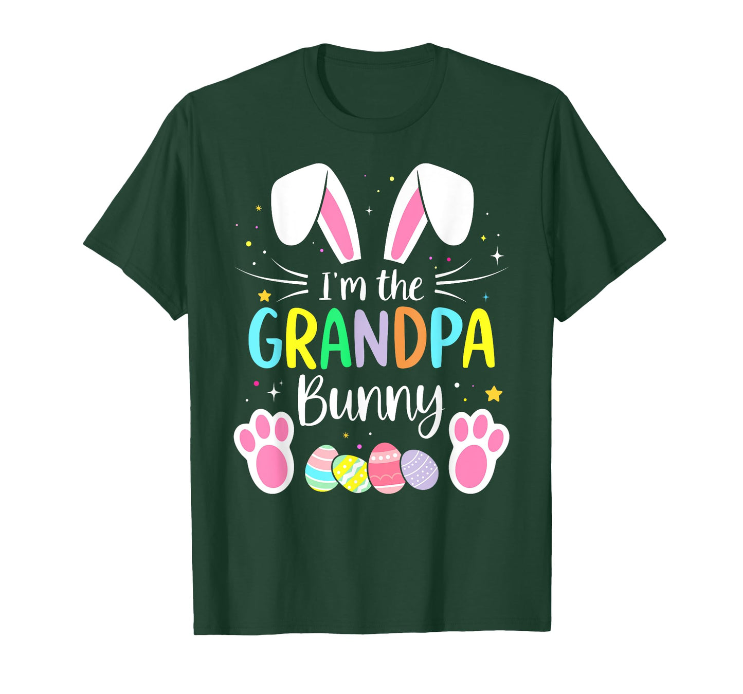 Im the grandpa bunny funny matching easter family T-Shirt