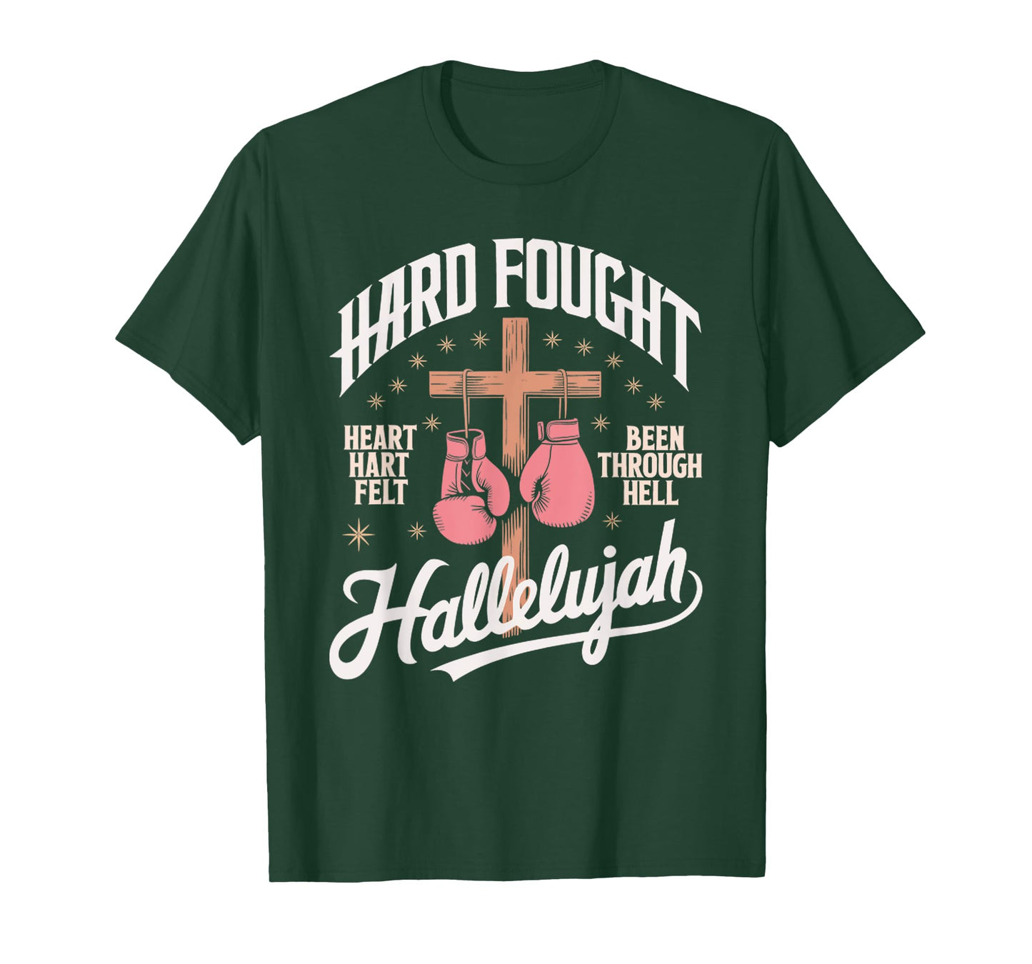 Funny Brandon Hard Fought Hallelujah Praise Jesus T-Shirt
