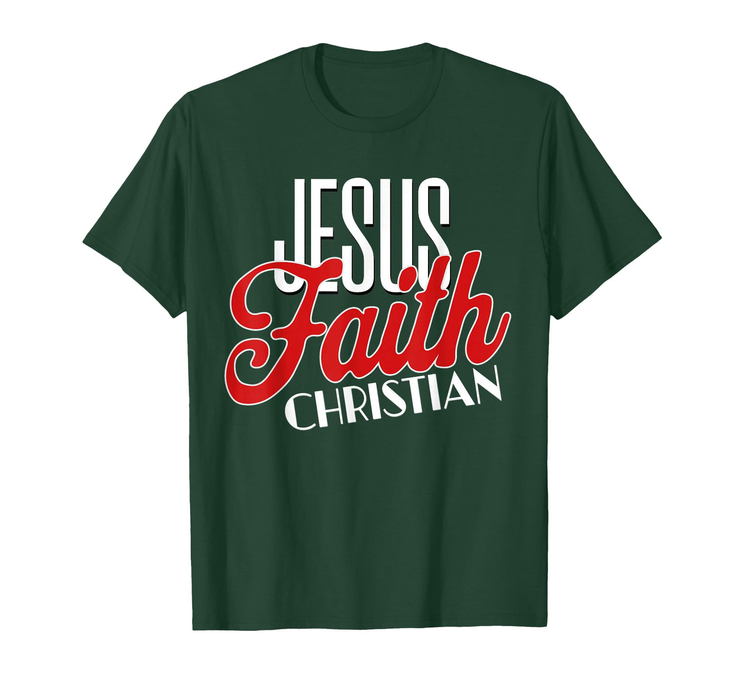 Jesus Faith Christian Scripture Bible Religious Men Women T-Shirt