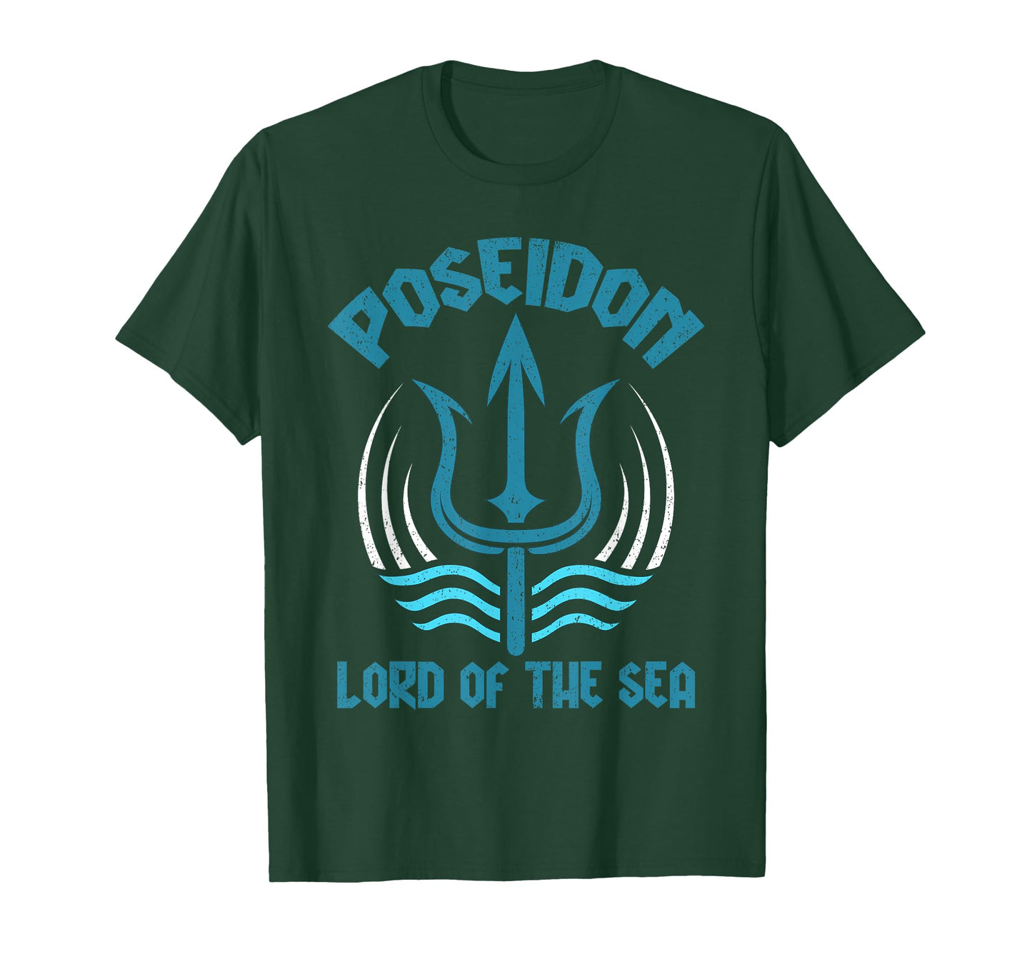 Poseidon Trident Shirt Lord of the Sea Greek God Symbol T-Shirt