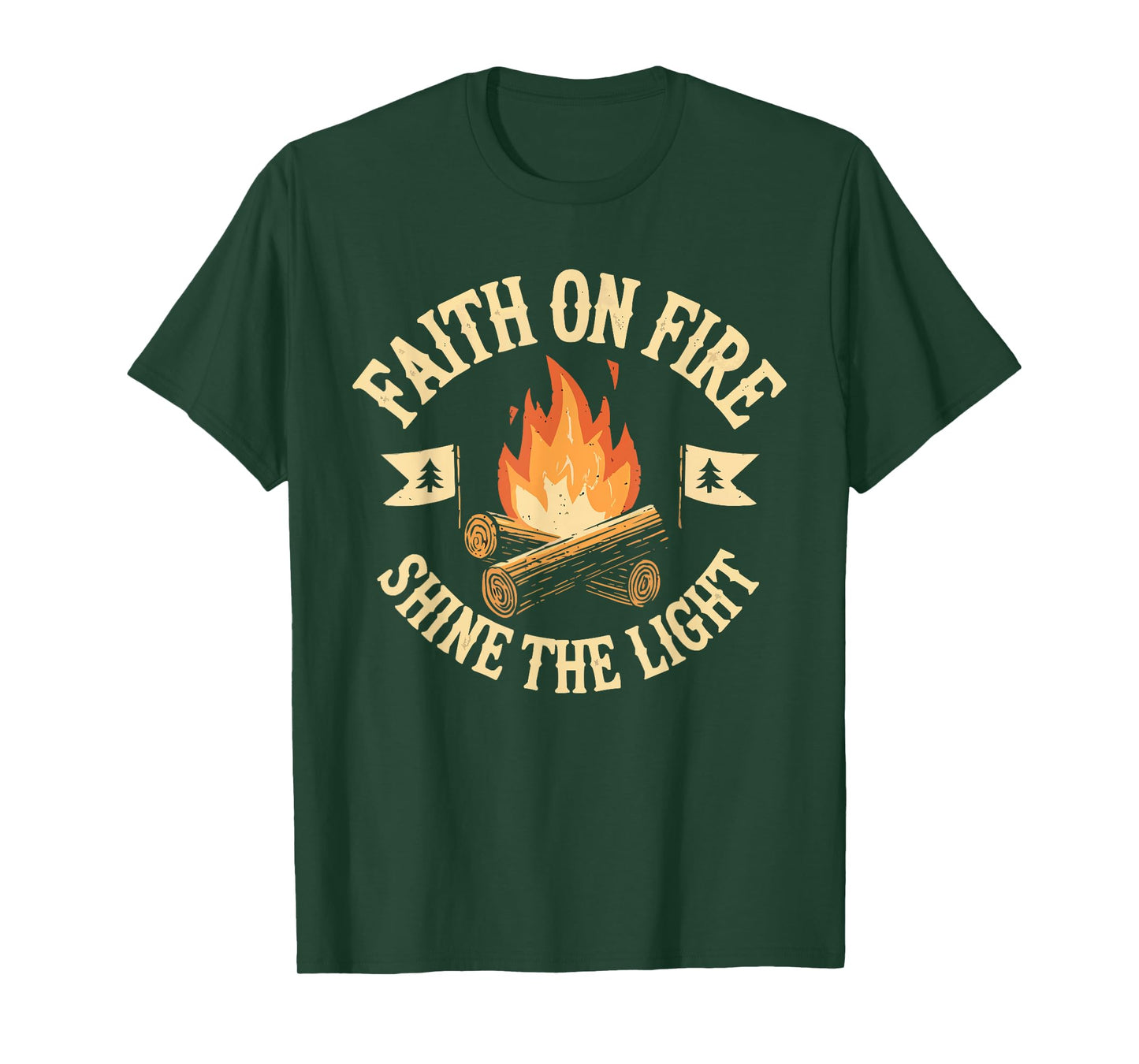 Camping Jesus Christ Religion Christian Camper Christianity T-Shirt