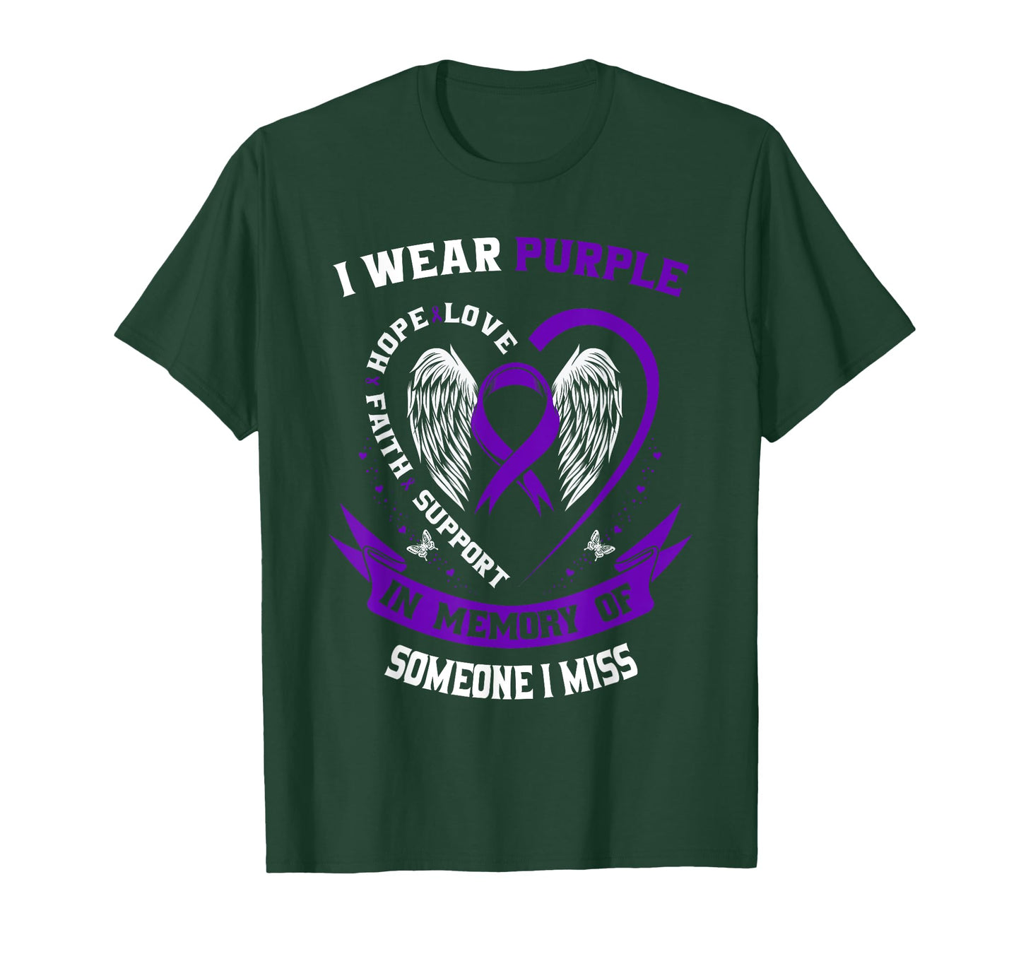 Pancreatic Cancer Awareness Shirt Someone I Miss Memorial T-Shirt