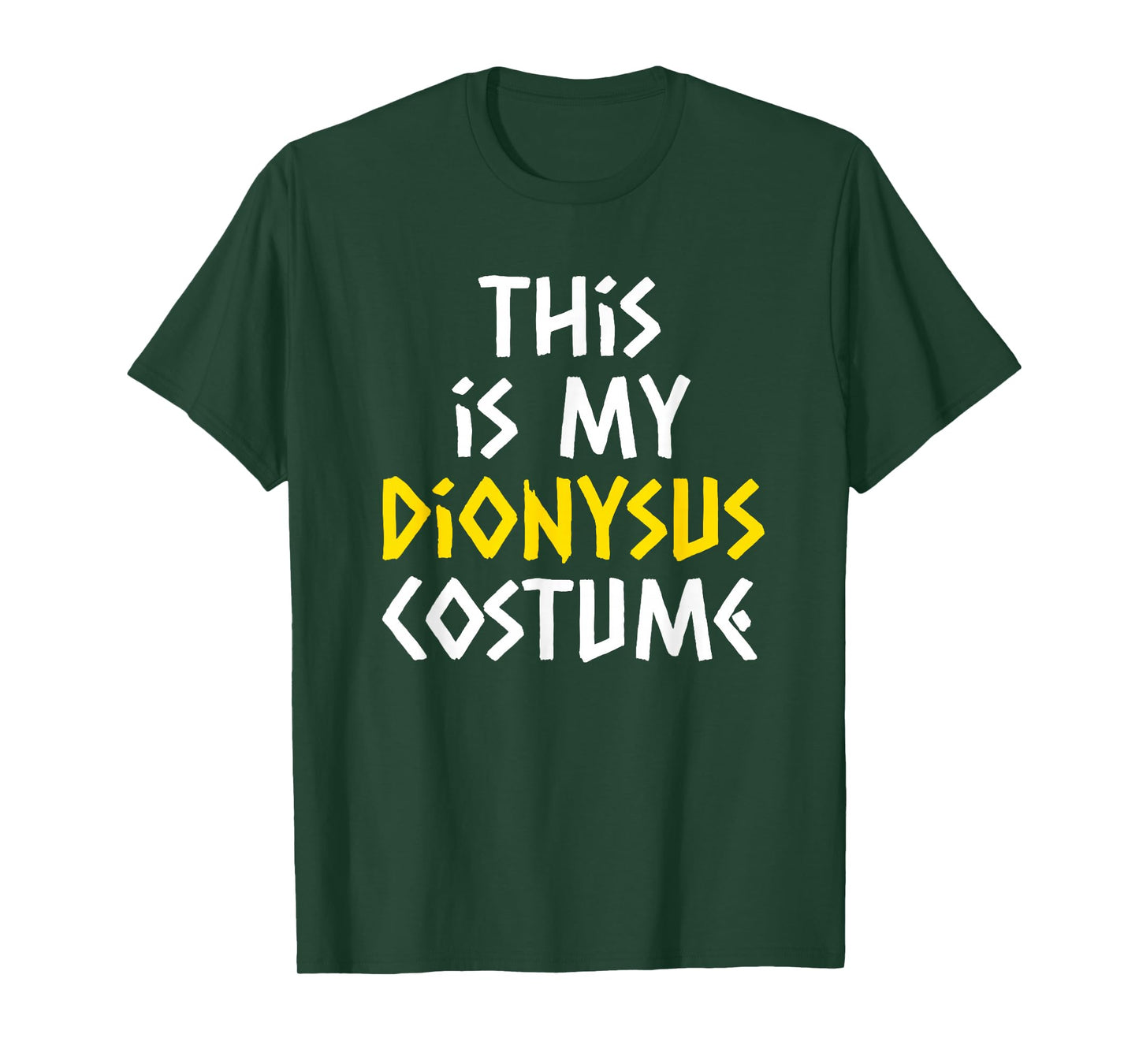 This Is My Dionysus Costume Halloween Lazy Greek Mythology T-Shirt