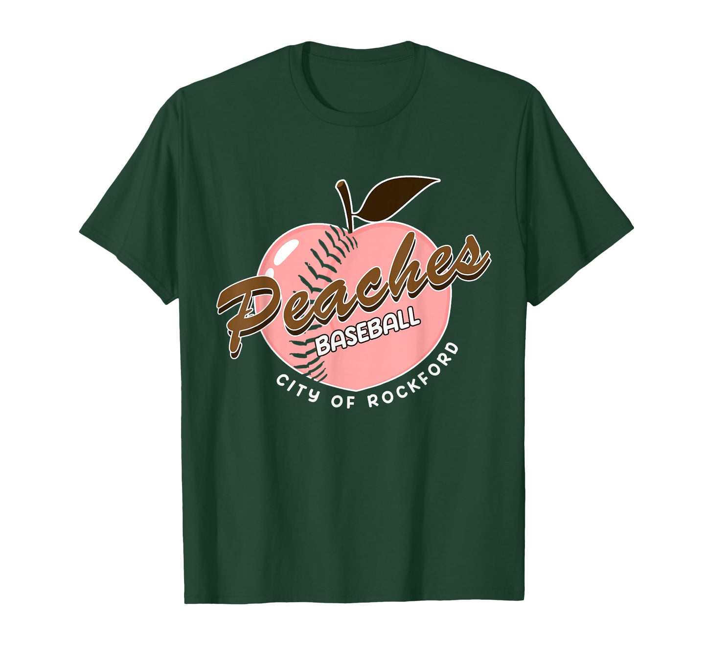Rockford Peaches Classic Baseball For Men Women Boys T-Shirt