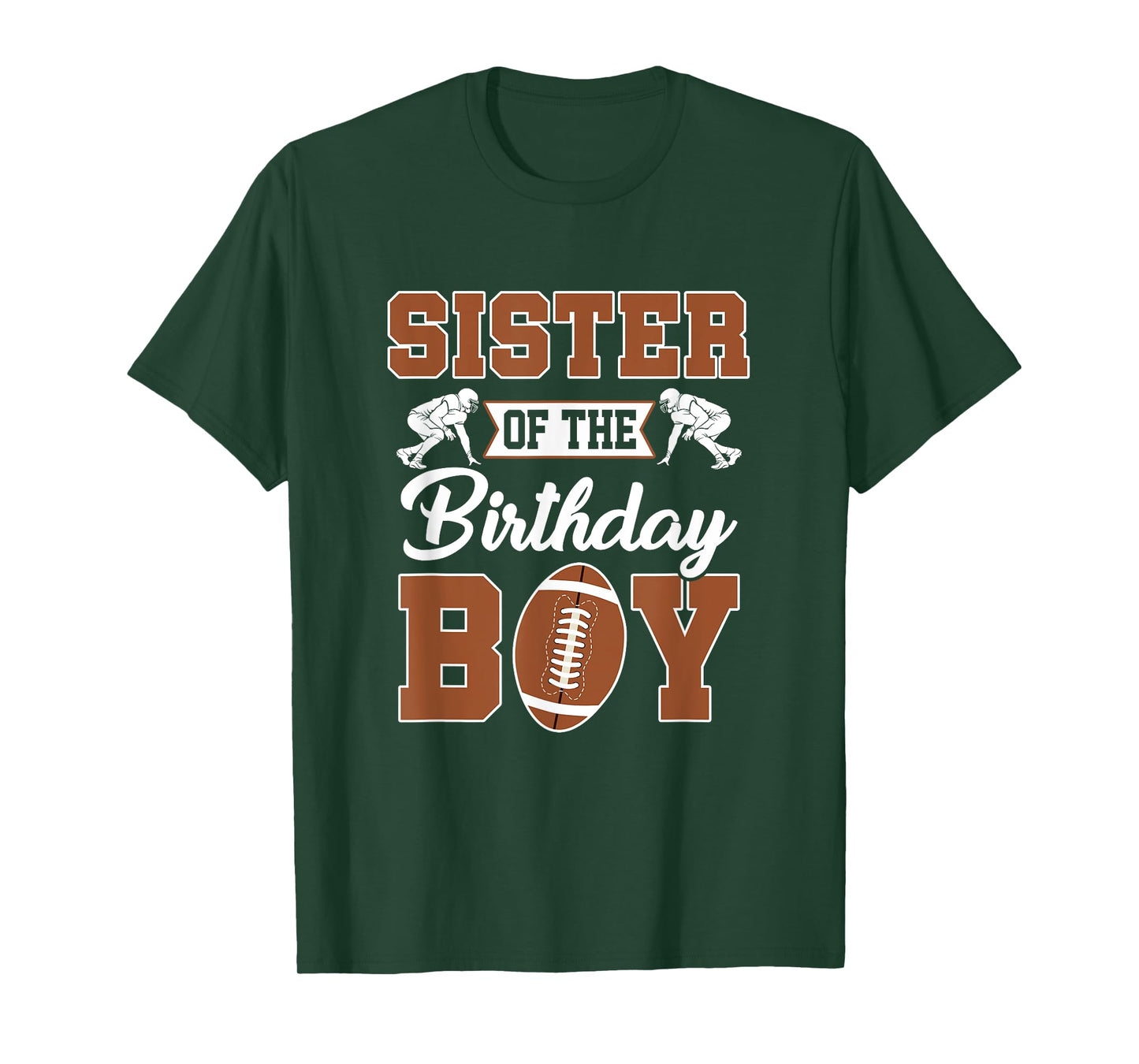 Sister Of The Birthday Boy Football Party Family Matching T-Shirt