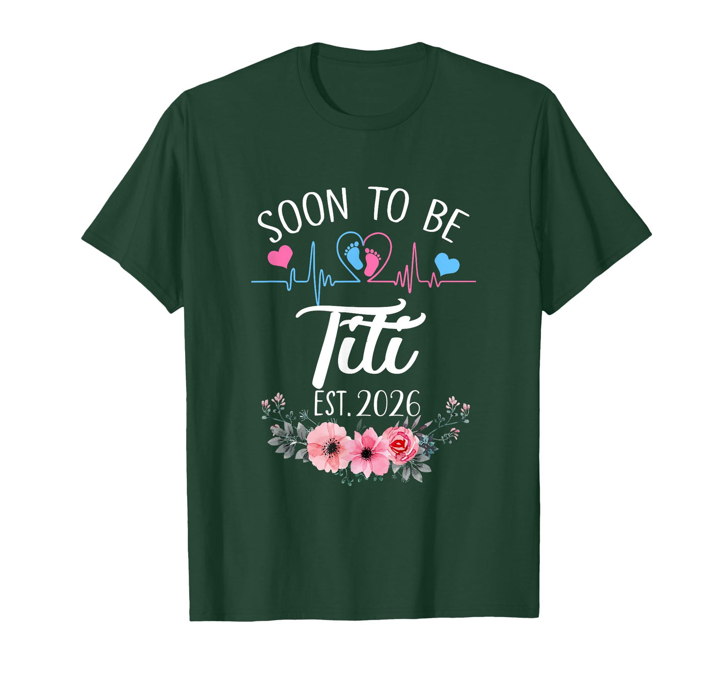 Soon To Be Titi 2026 First Time Pregnancy Announcement T-Shirt