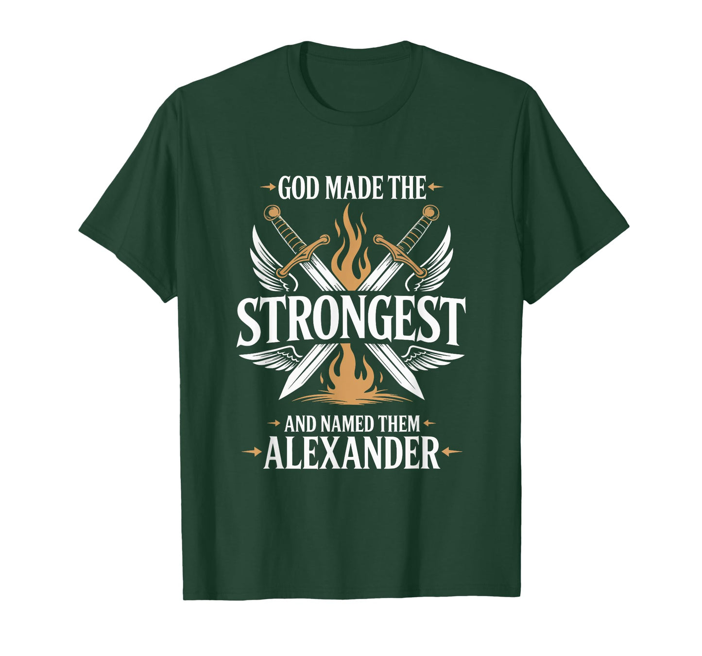 God Made the Strongest and Named Them Alexander Family Name T-Shirt