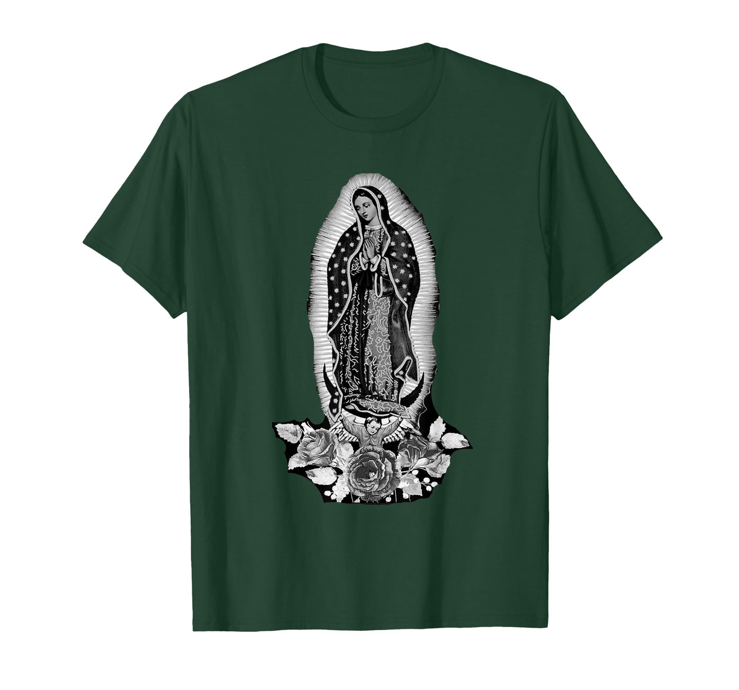 Our Lady De Guadalupe Sant Mary For Christians, Catholics T-Shirt