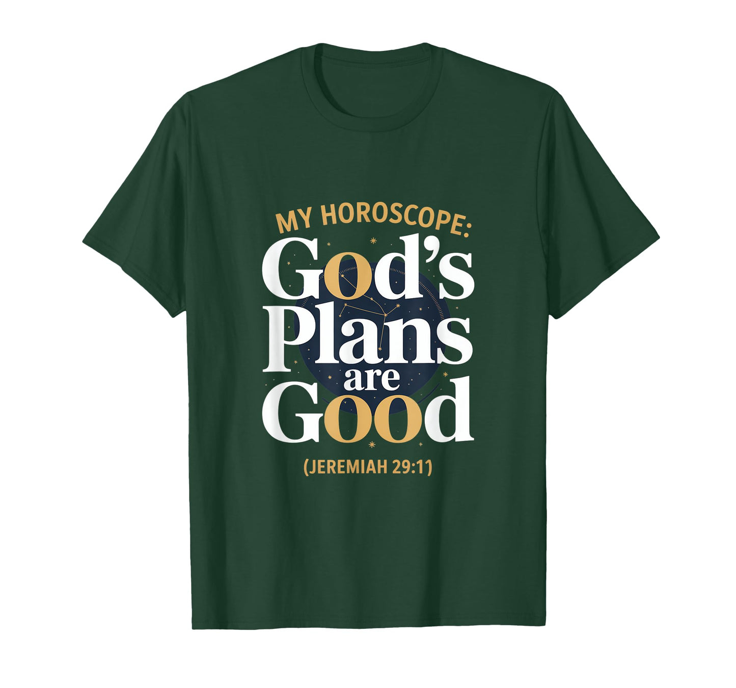 Christian Faith My Horoscope God's Plans T-Shirt