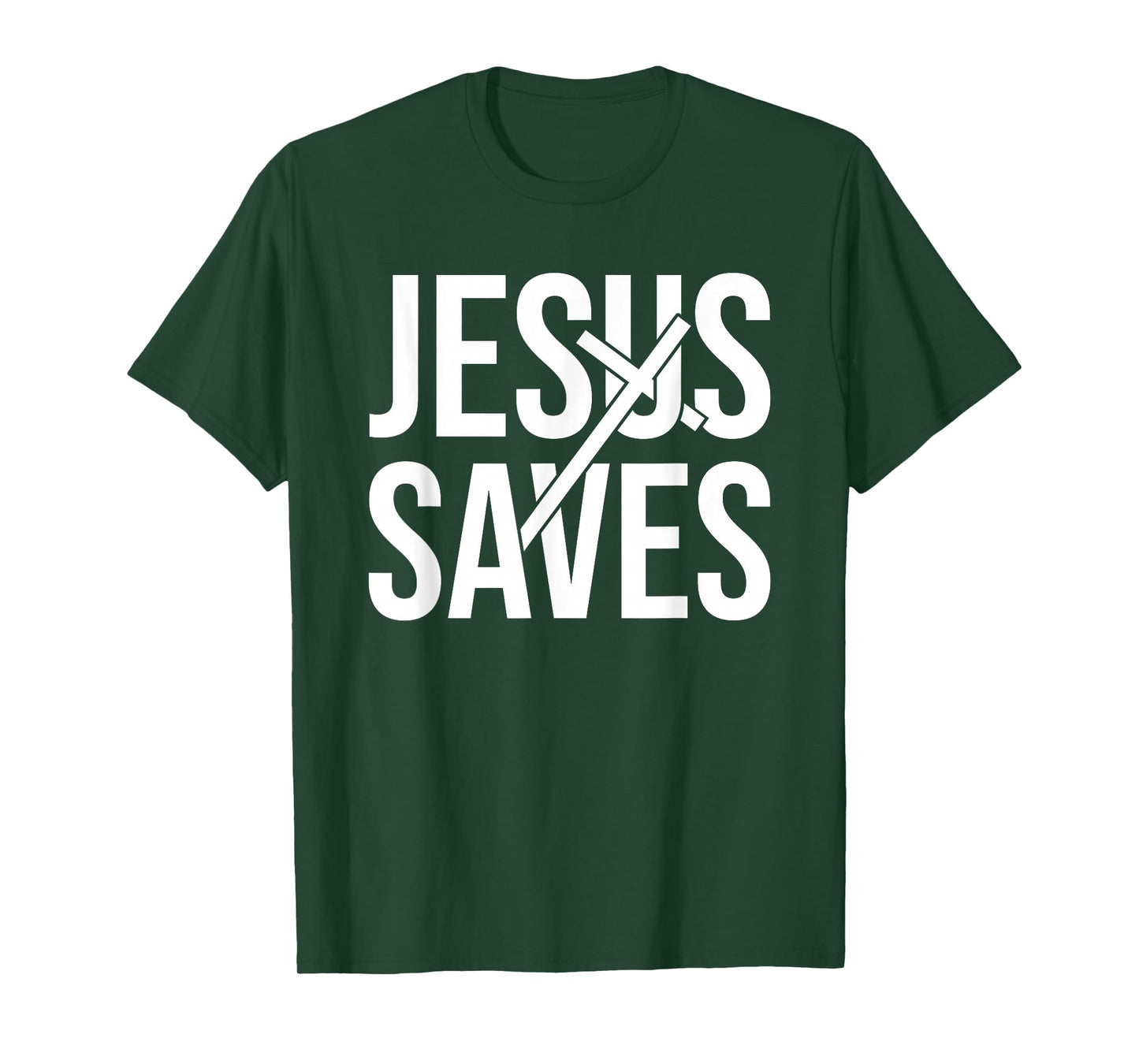 Cute Jesus Saves Christian - Inspirational Religious Faith T-Shirt